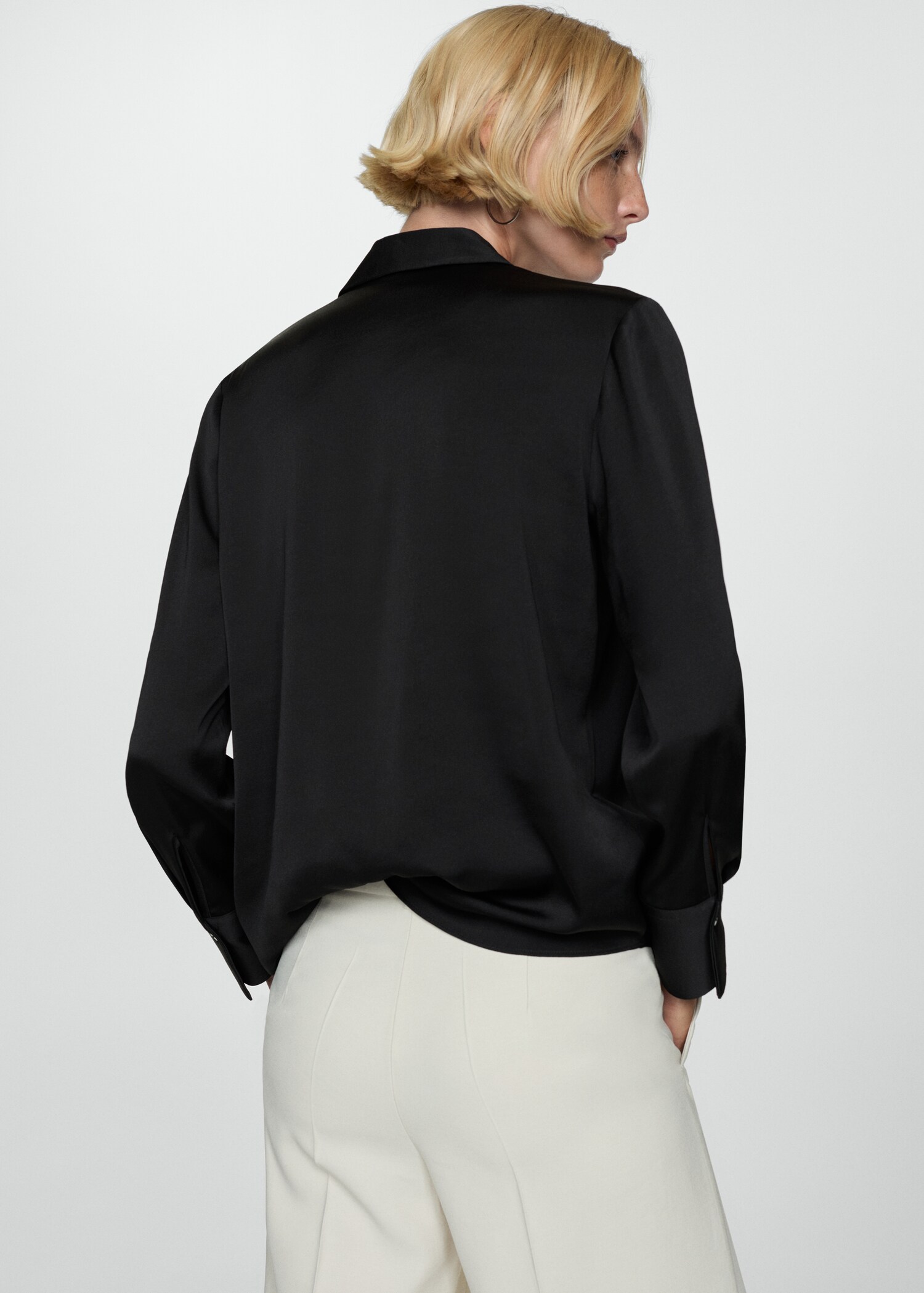 Chemise fluide satinée - Verso de l’article