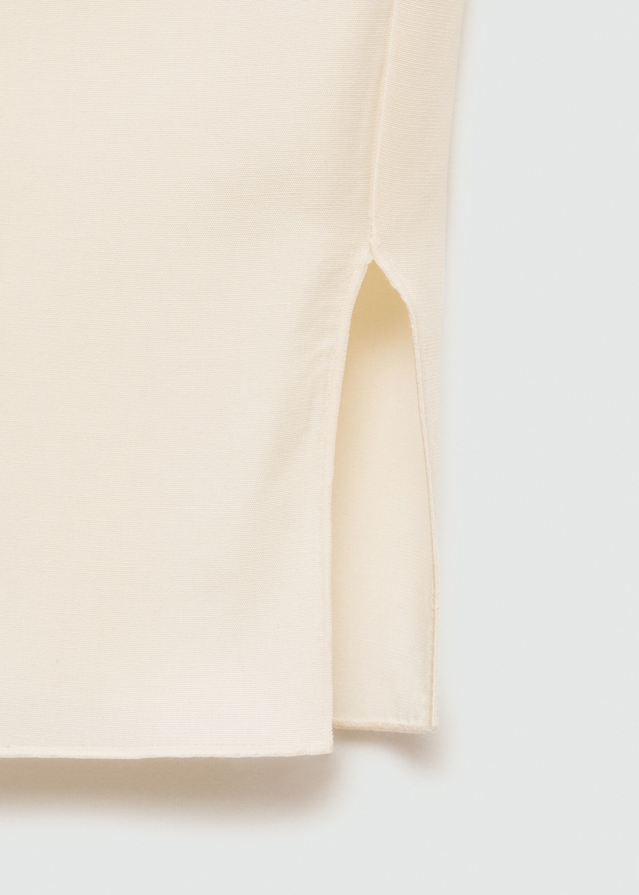 Short-sleeved lyocell shirt - Details of the article 0