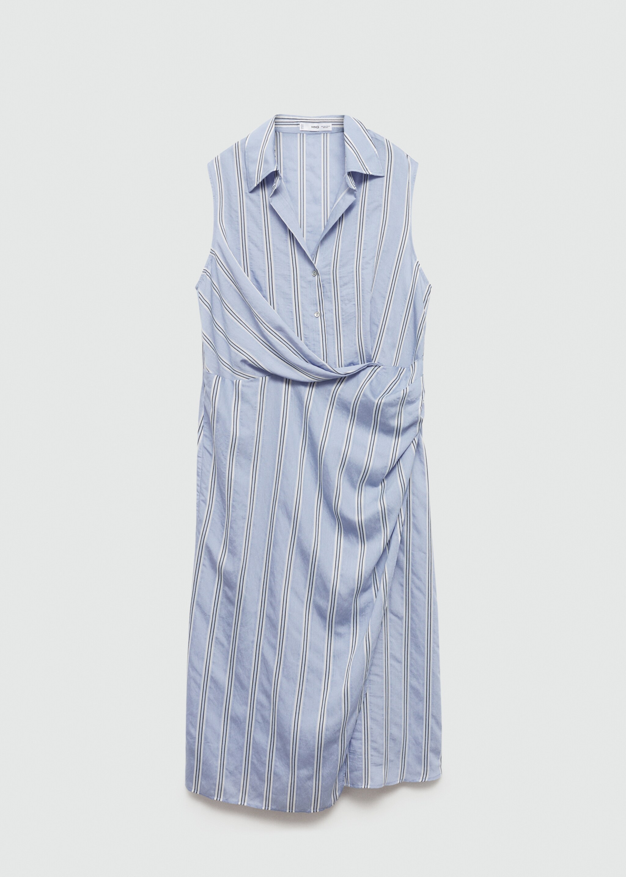 Robe chemise drapée - Article sans modèle