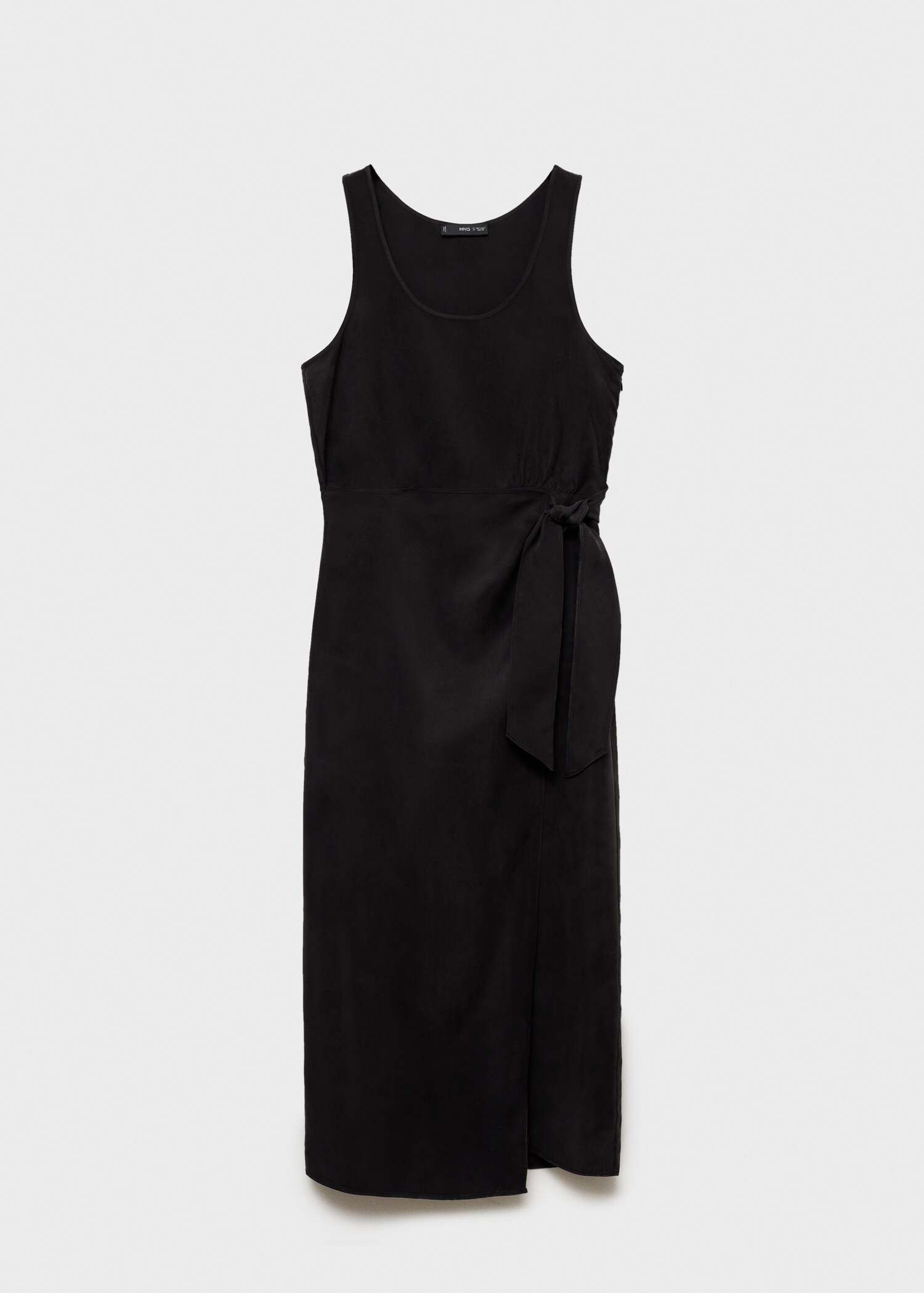 Vestido cupro nudo lateral - Artículo sin modelo
