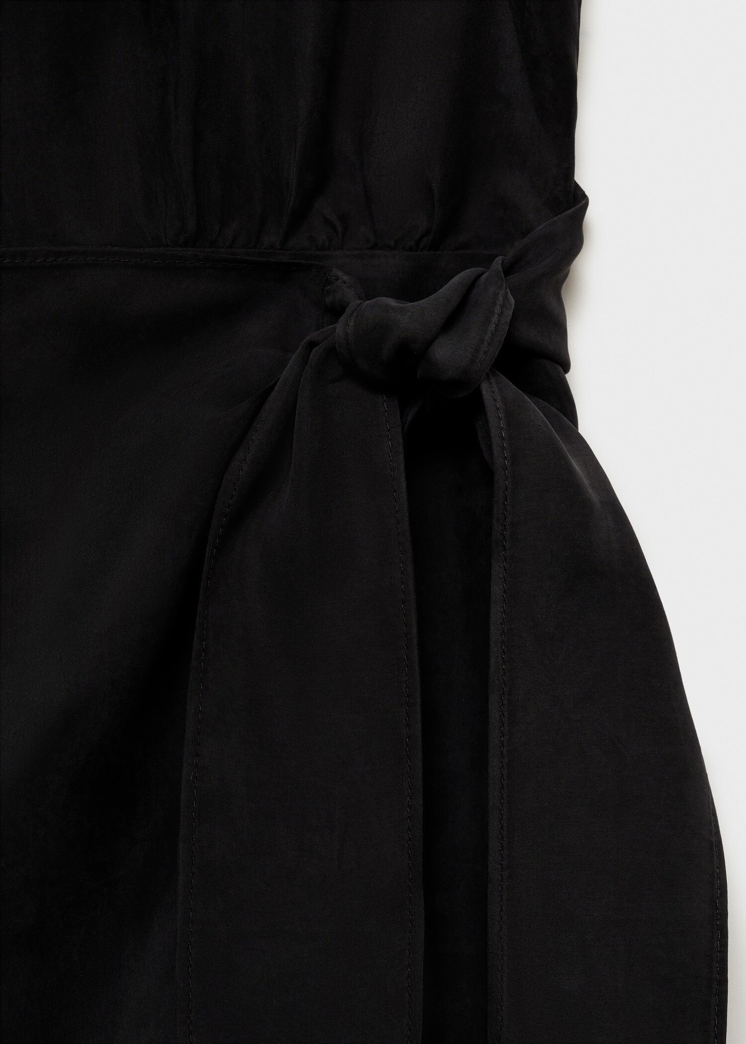 Vestido cupro nudo lateral - Detalle del artículo 8