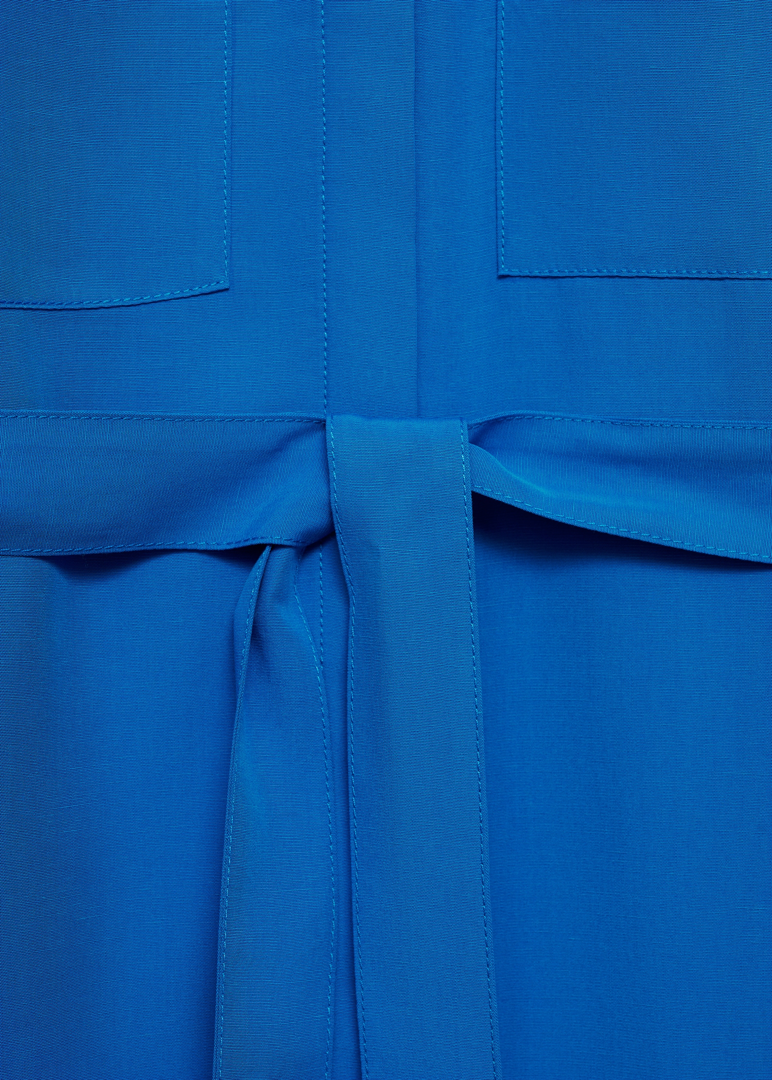 Lyocell shirt dress with bow - Details of the article 8