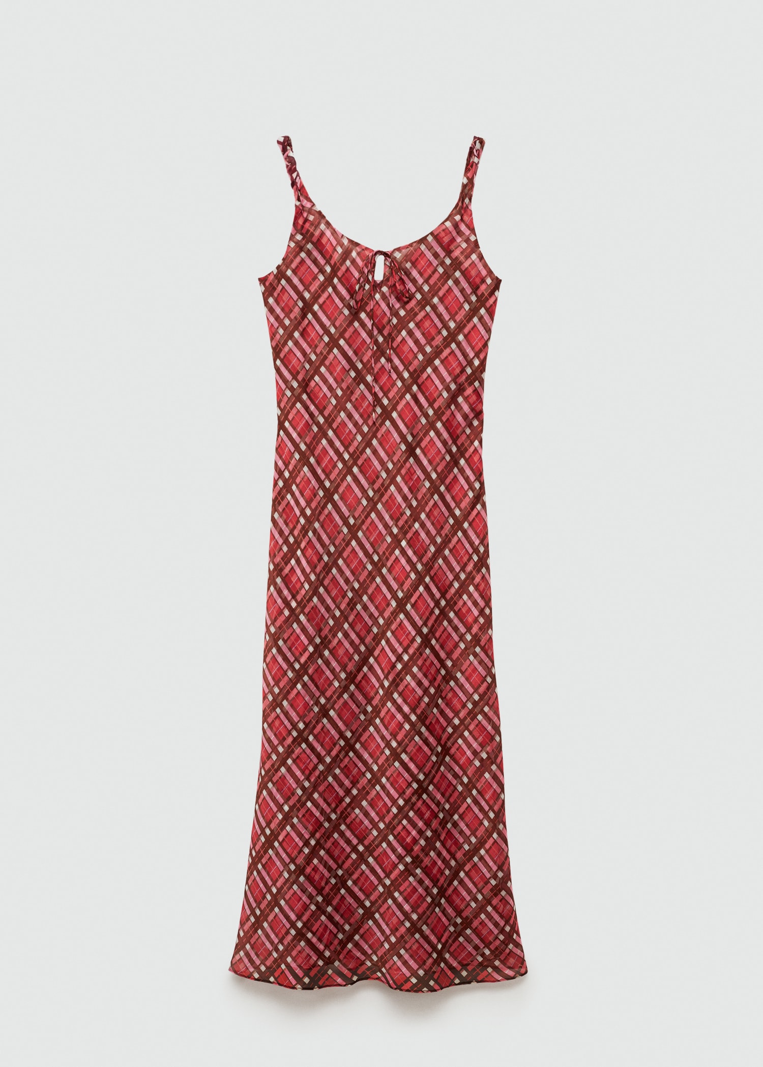 Mango Dress Black Check Long Dress Women MANGO Gibraltar Mango Dress Black Check Long Dress Women MANGO Gibraltar