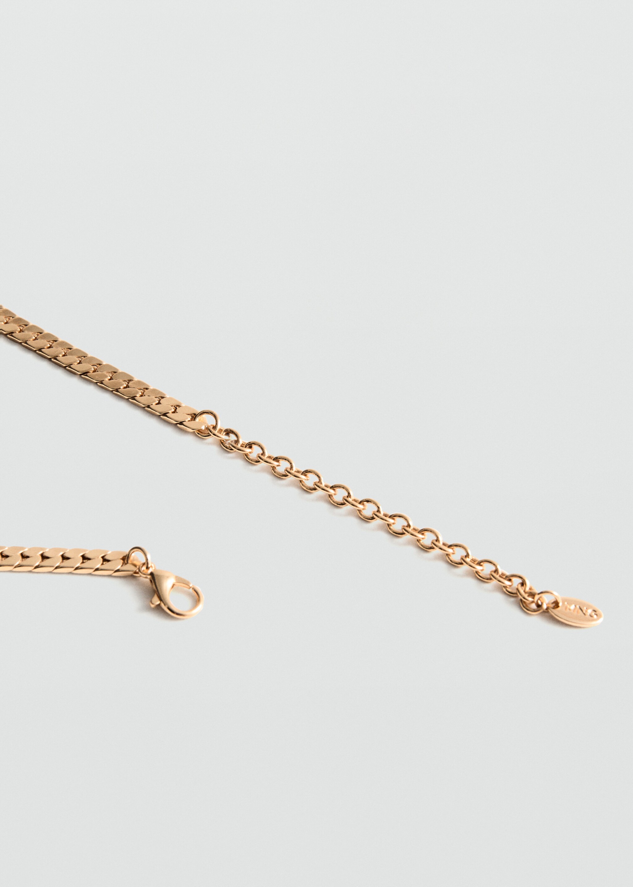 Flat chain necklace - Medium plane