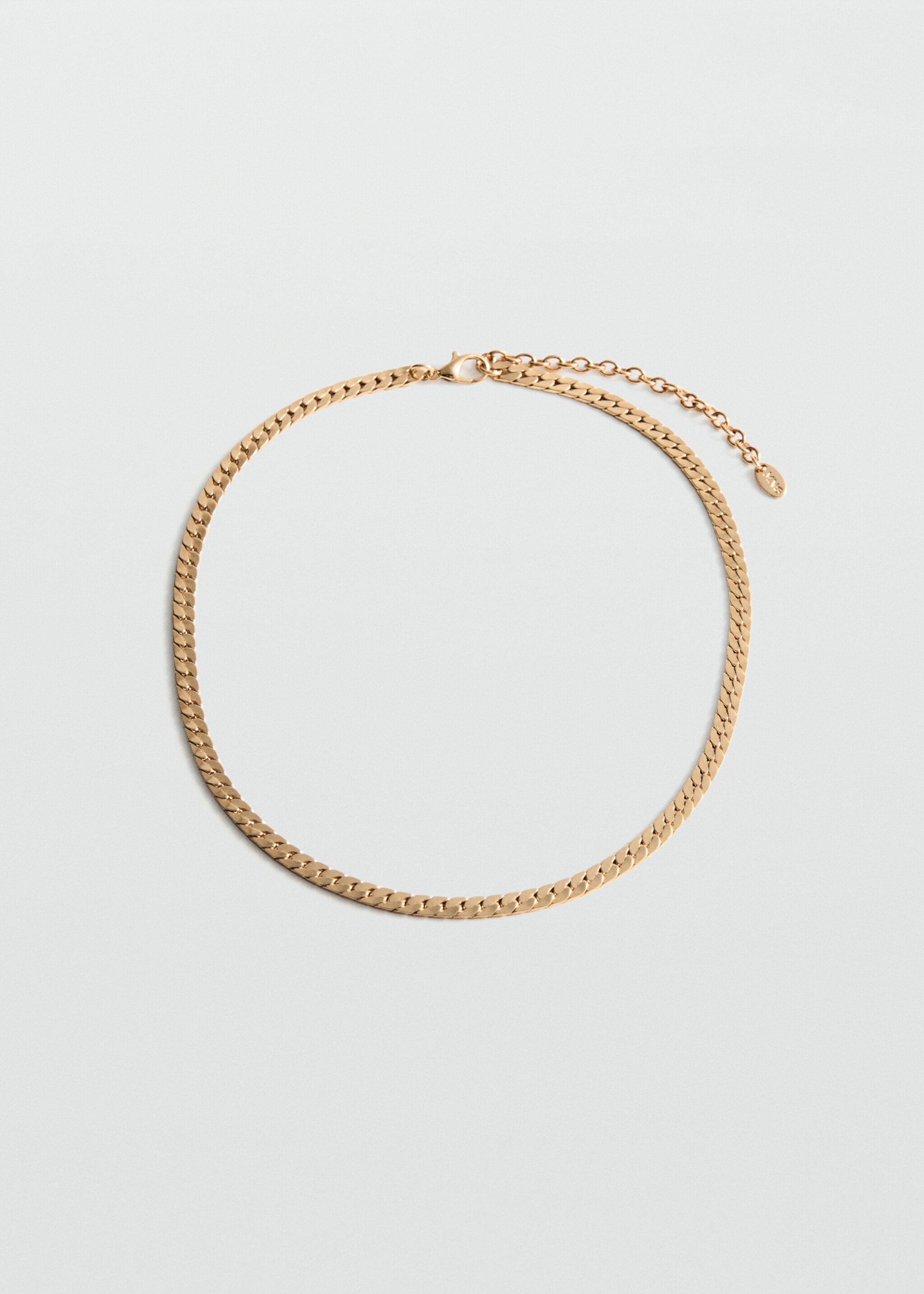 Flat chain necklace - Article without model