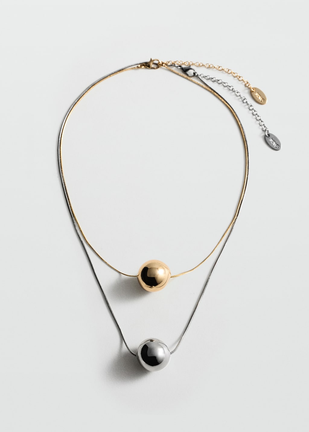 Pack 2 ball necklaces Women MANGO United Kingdom