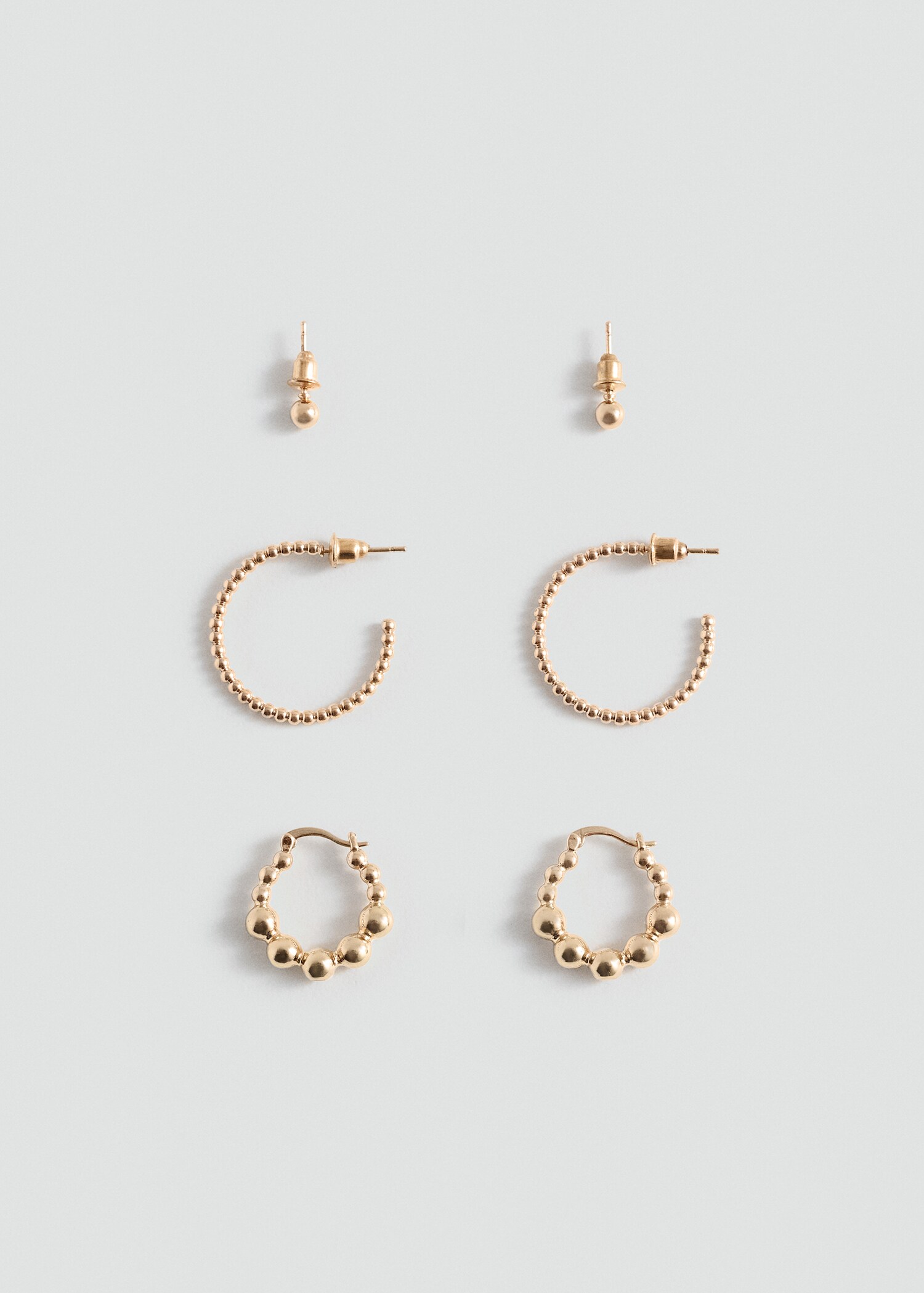Lot 3 paires de boucles d’oreilles - Article sans modèle