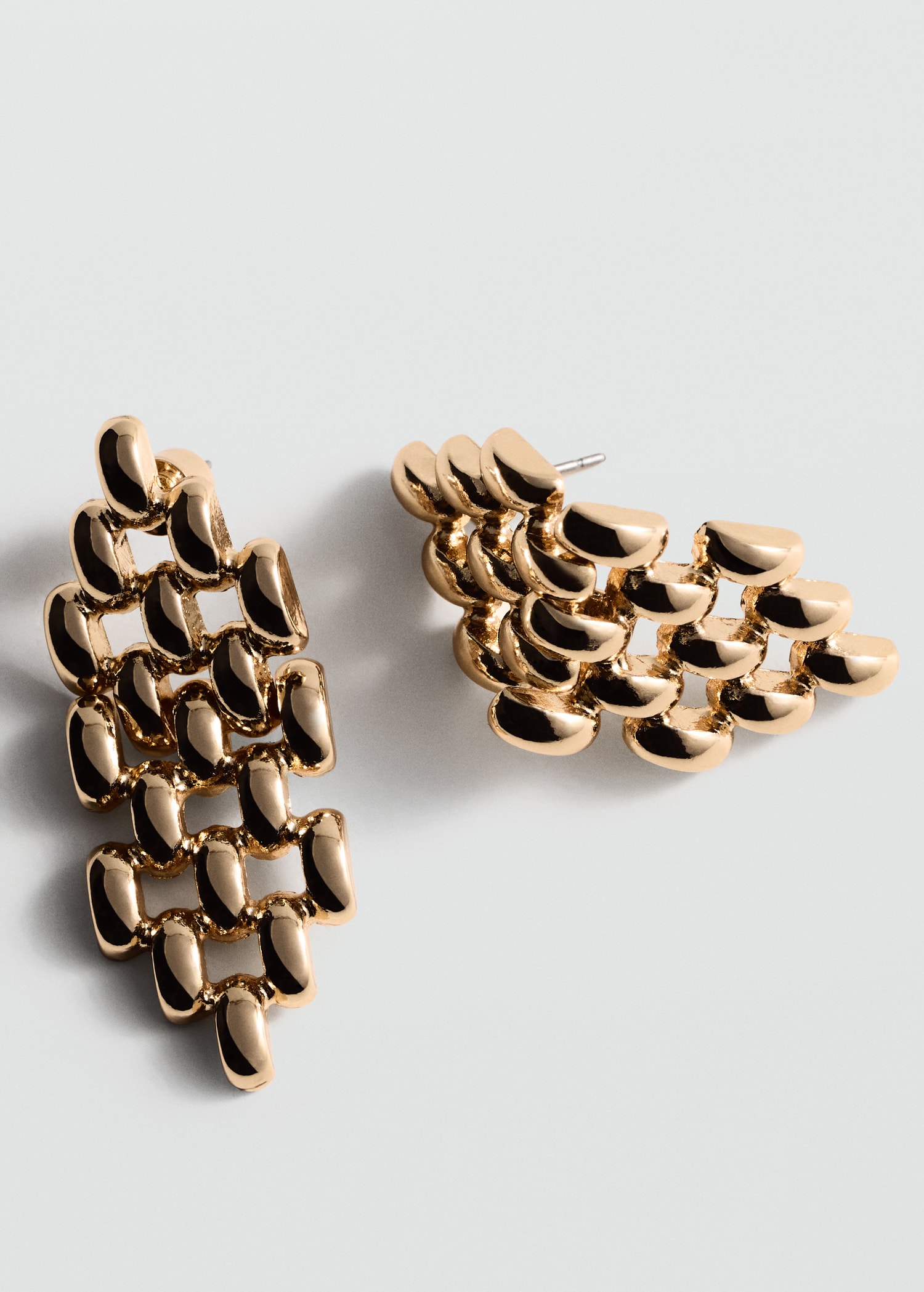 Link earrings - Medium plane