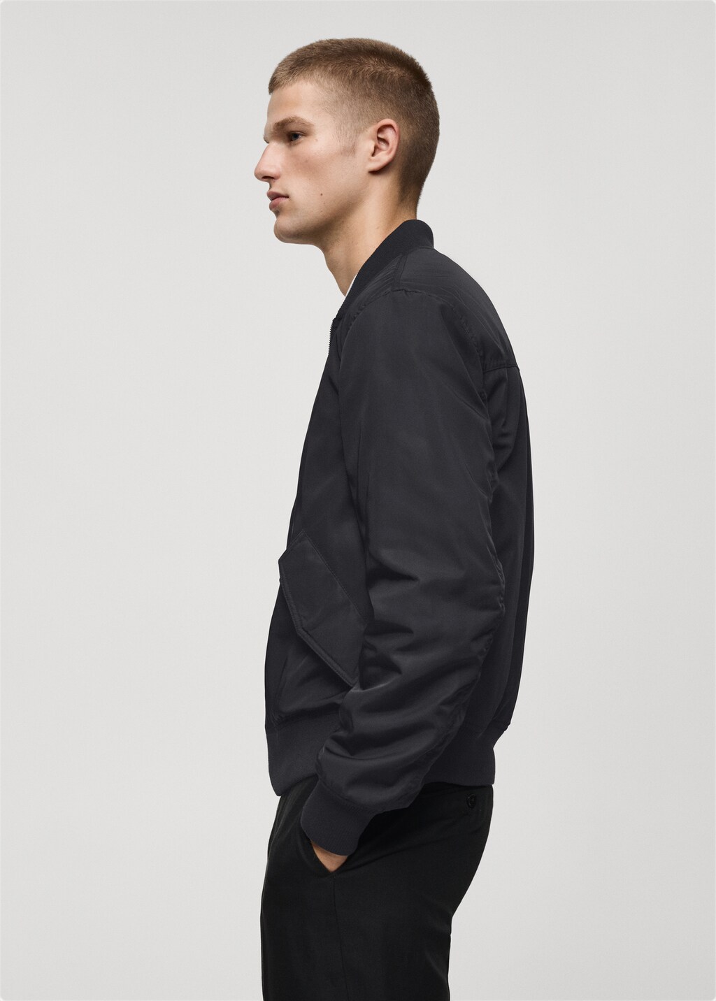 Quilted water repellent bomber jacket Men MANGO Ireland