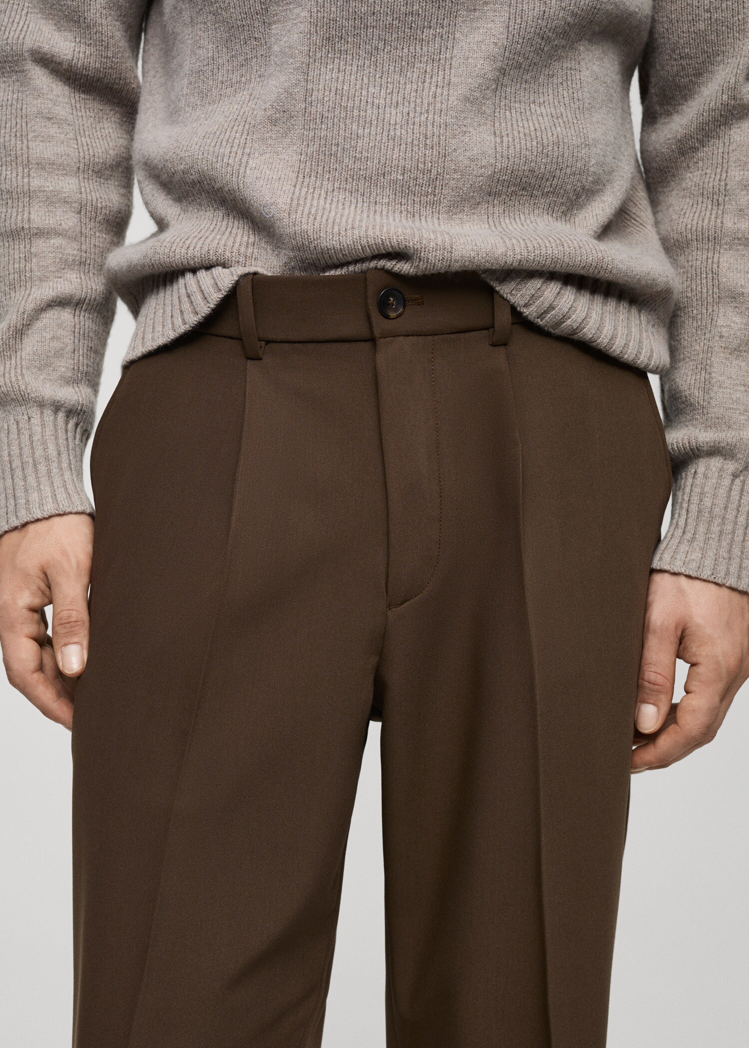 Pantalon regular-fit fluide pinces - Détail de l'article 1