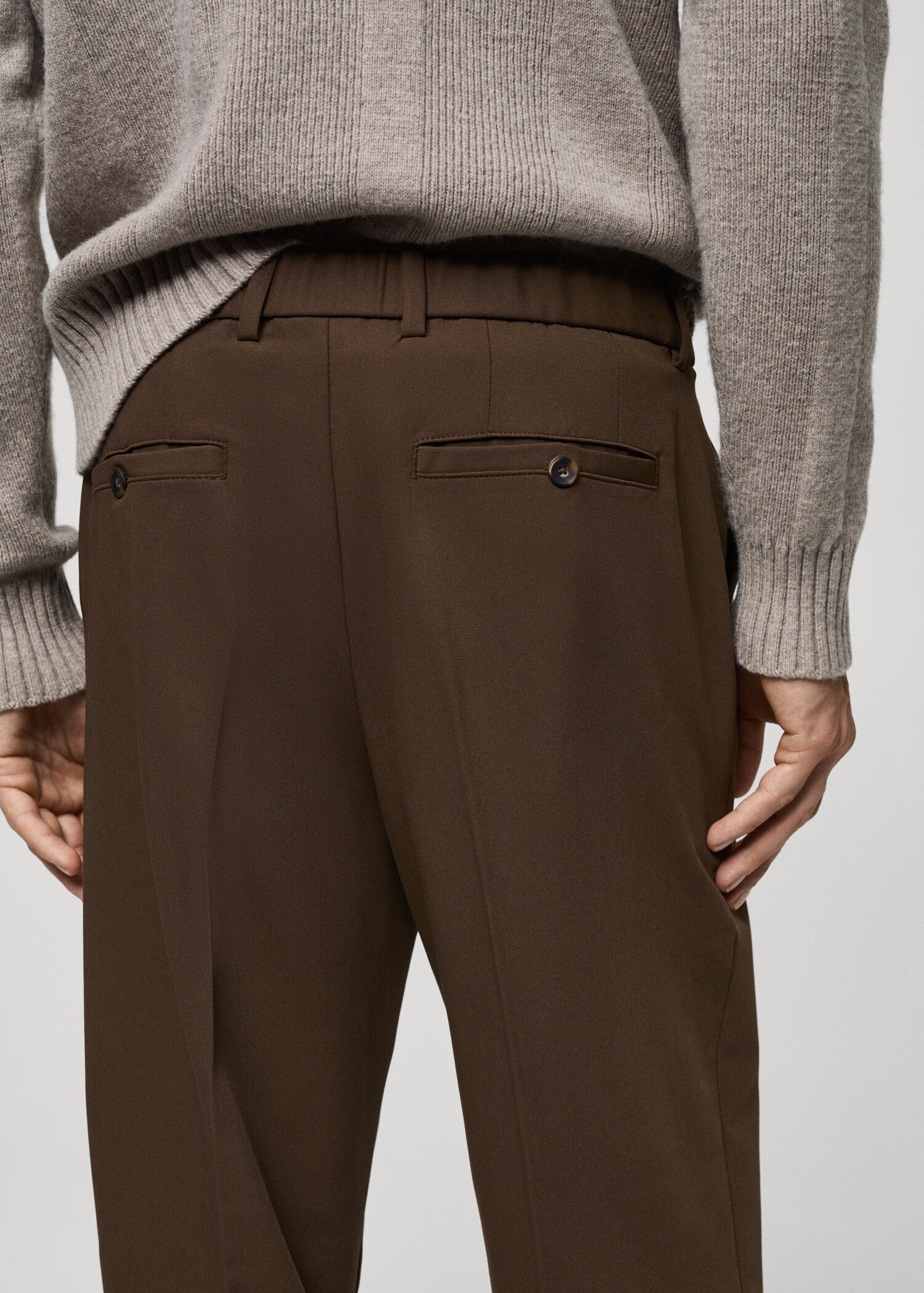 Pantalon regular-fit fluide pinces - Détail de l'article 6