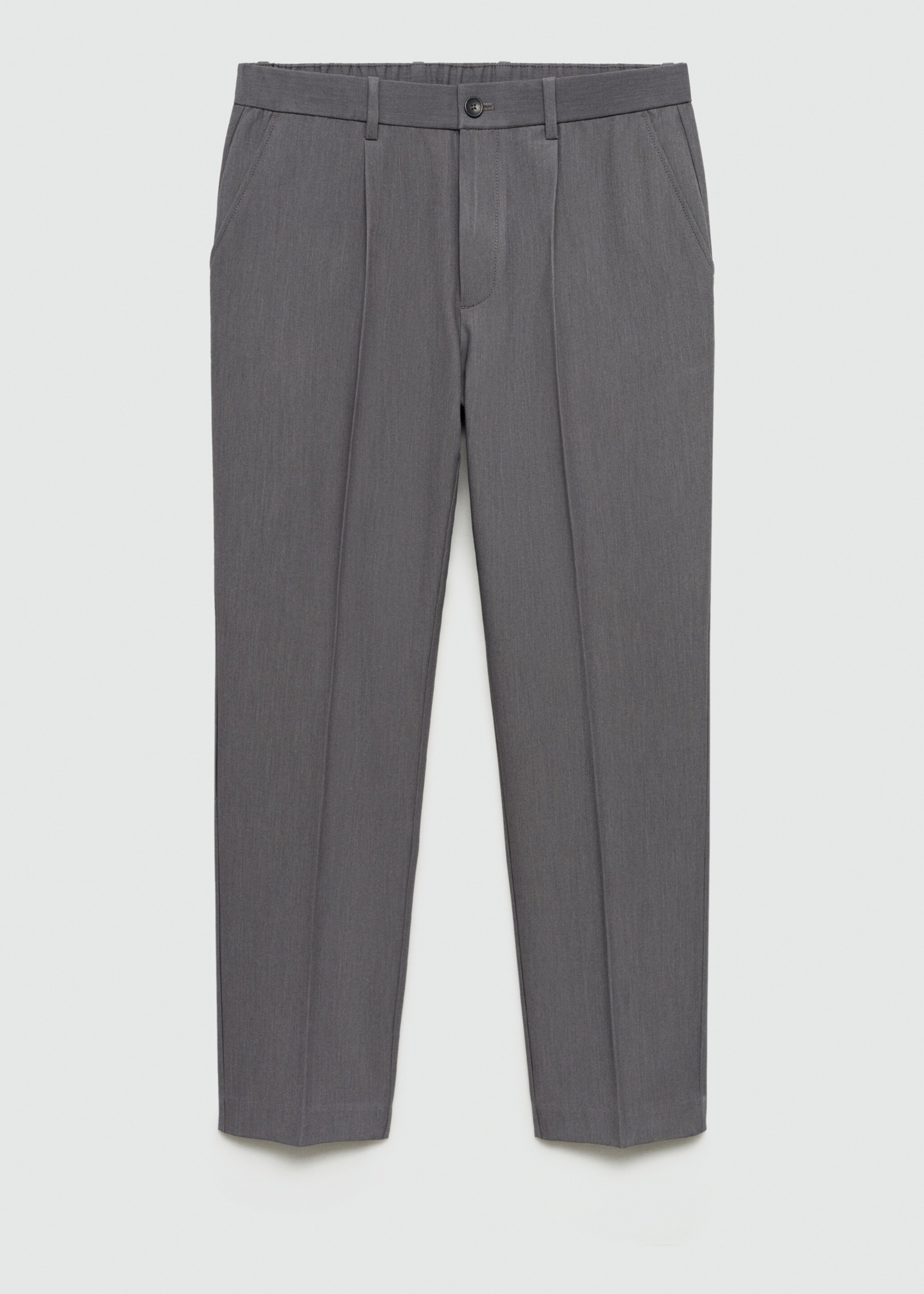 Regular-fit pleated flowy trousers - Article without model