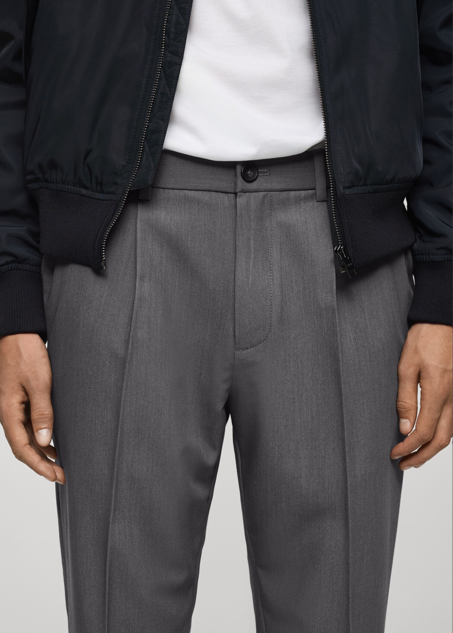 Pantalon regular-fit fluide pinces - Détail de l'article 1