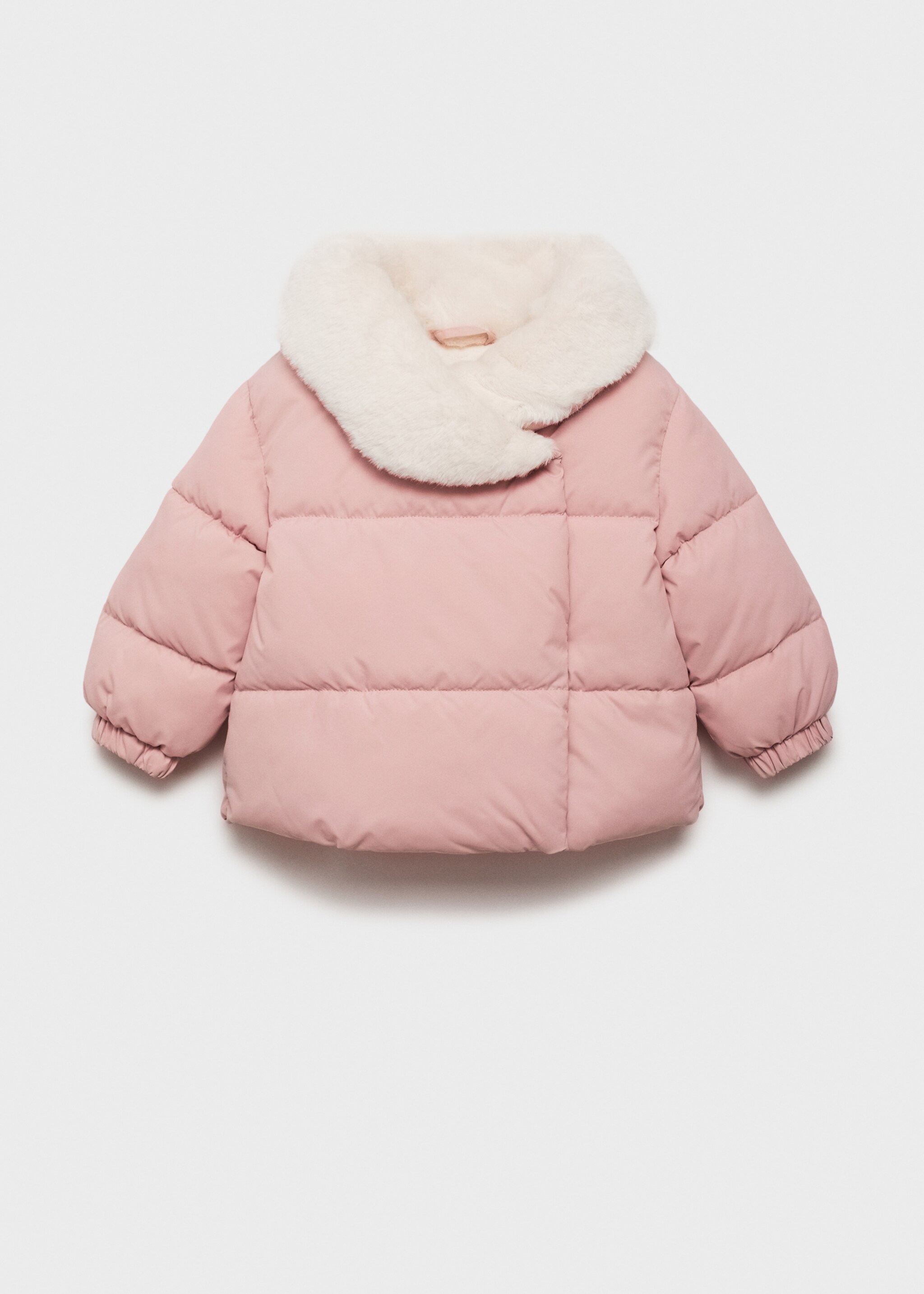 Anorak acolchado cuello pelo - Artículo sin modelo