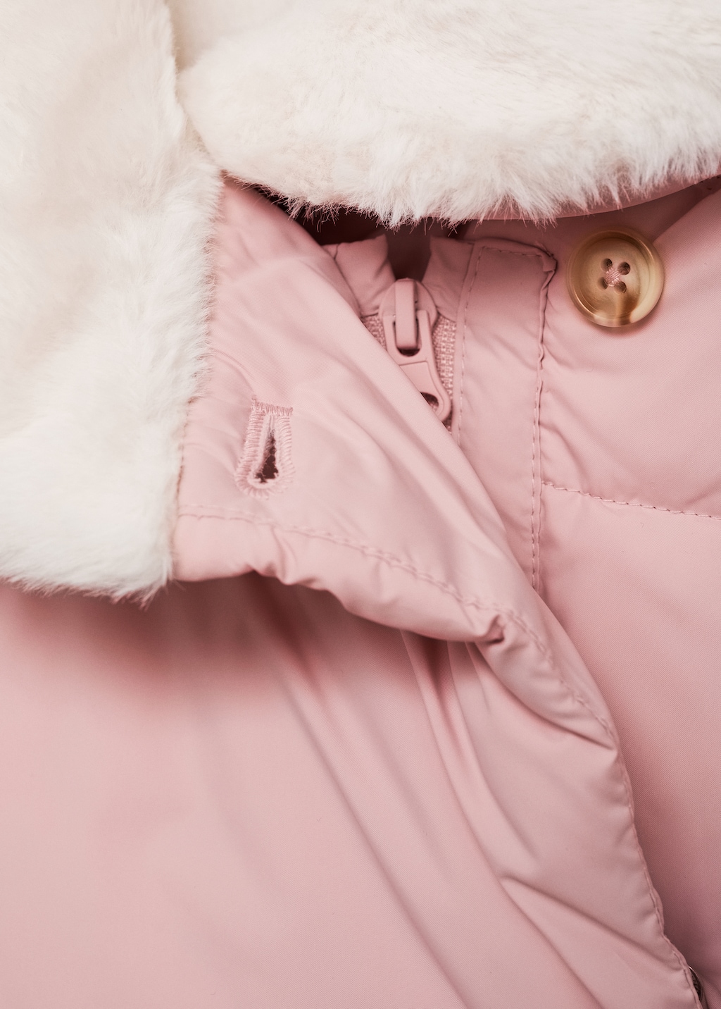 Mango pink fur coat 2025
