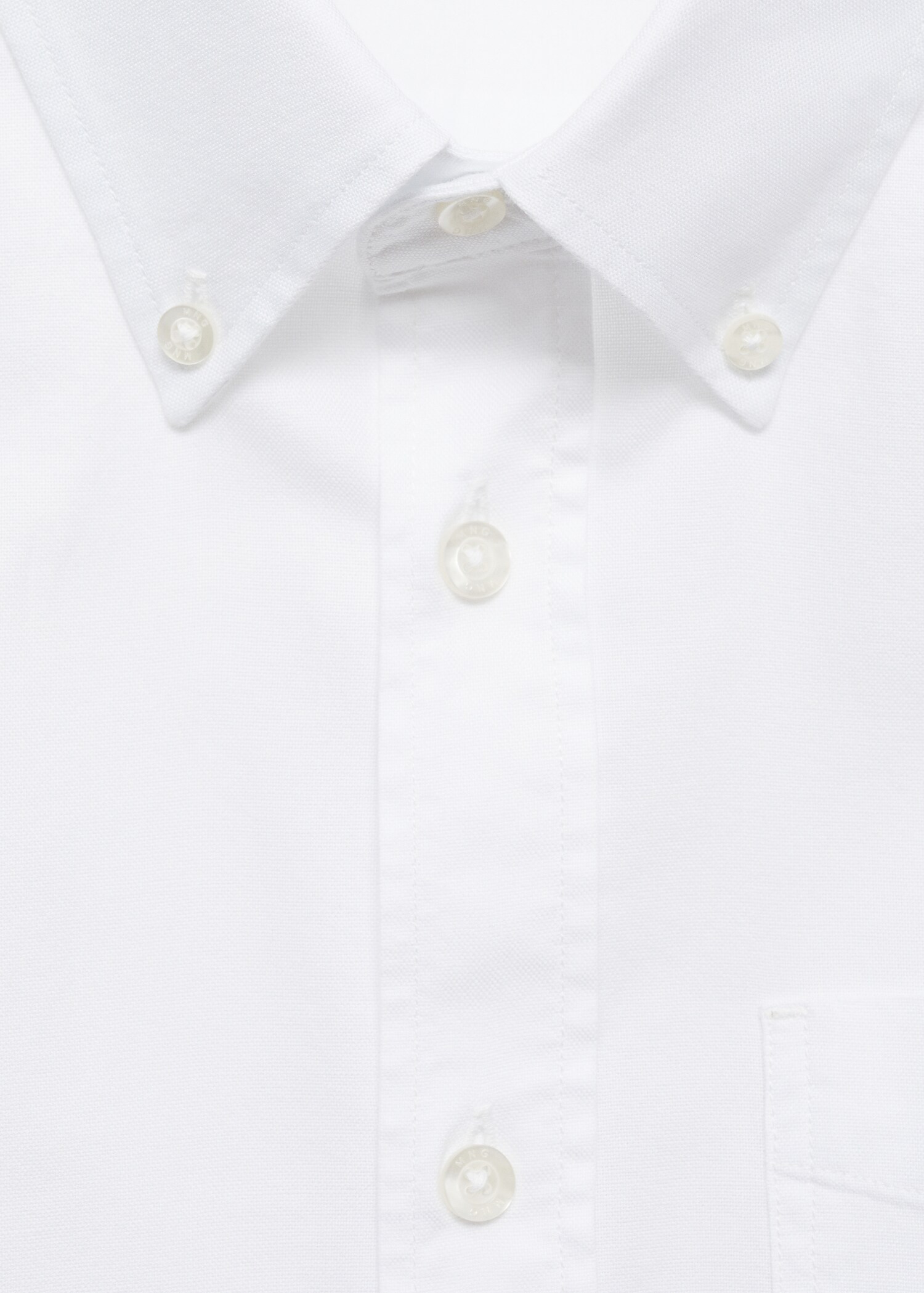 Regular fit Oxford cotton shirt - Details of the article 8