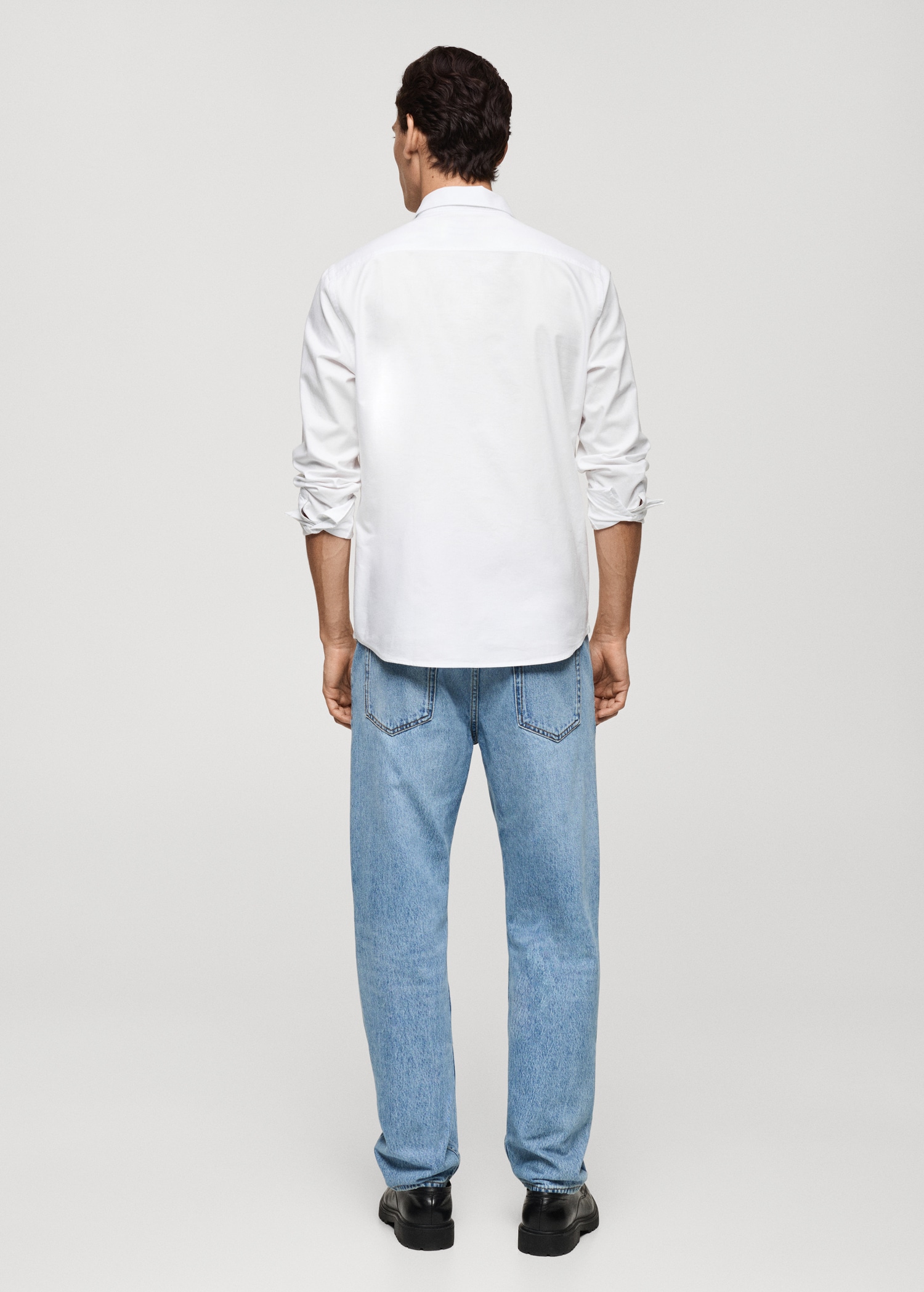 Regular fit Oxford cotton shirt - Reverse of the article