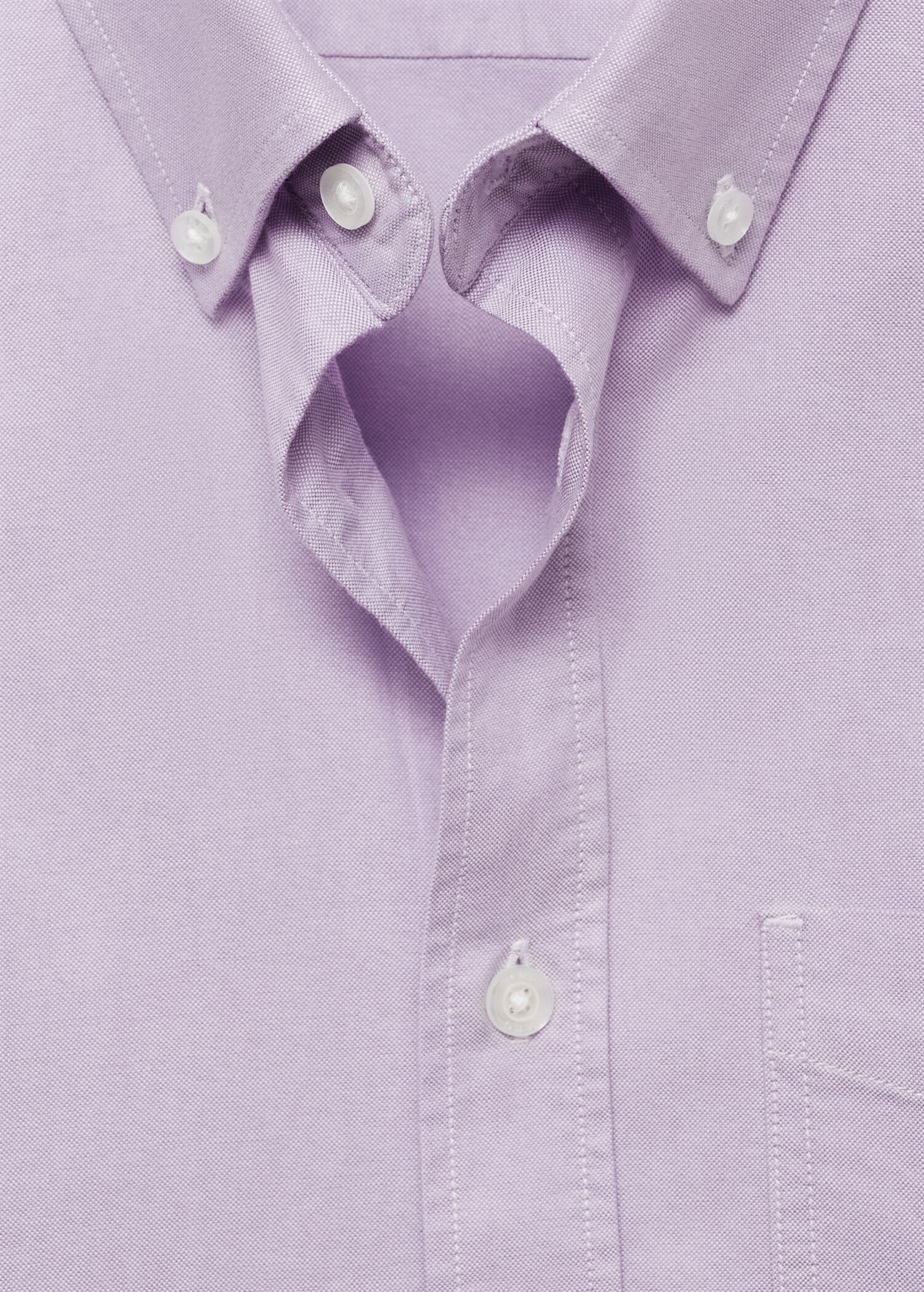 Regular fit Oxford cotton shirt - Details of the article 8