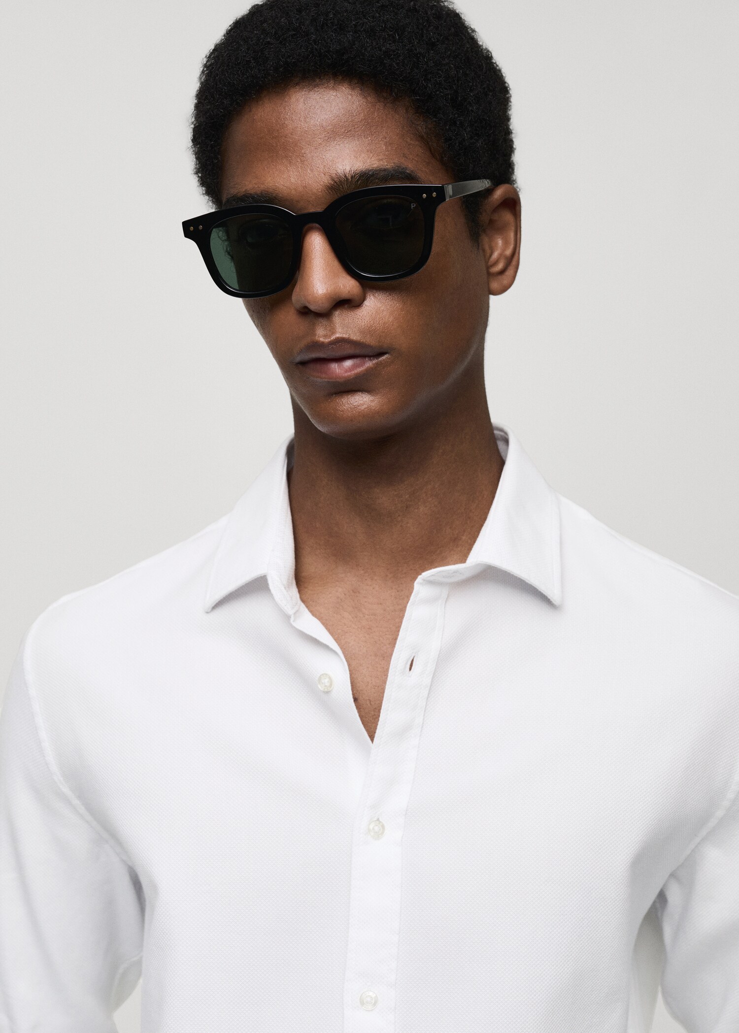 Camisa 100% algodón estructura regular fit - Detalle del artículo 1