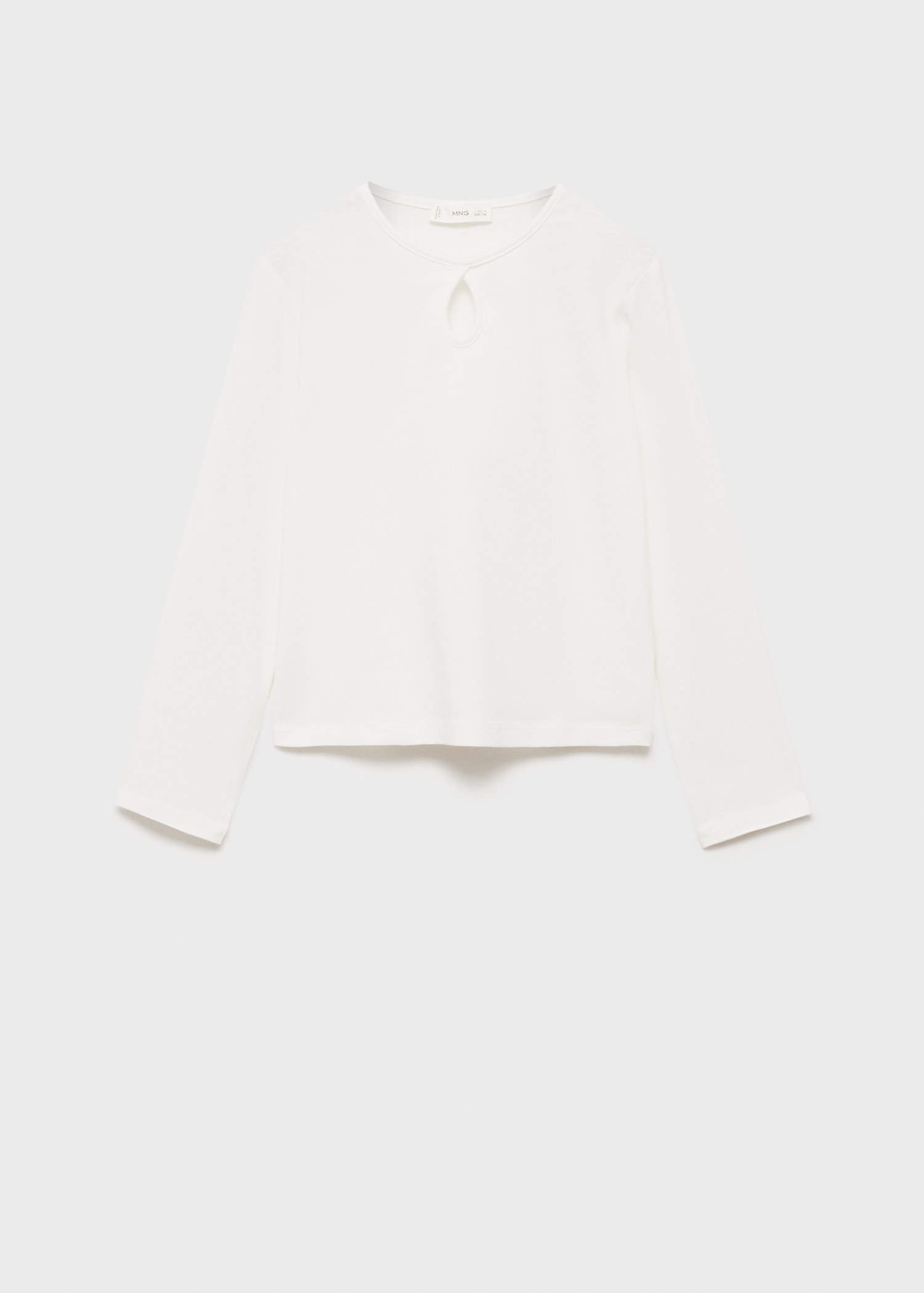 Long sleeve cotton t-shirt - Article without model