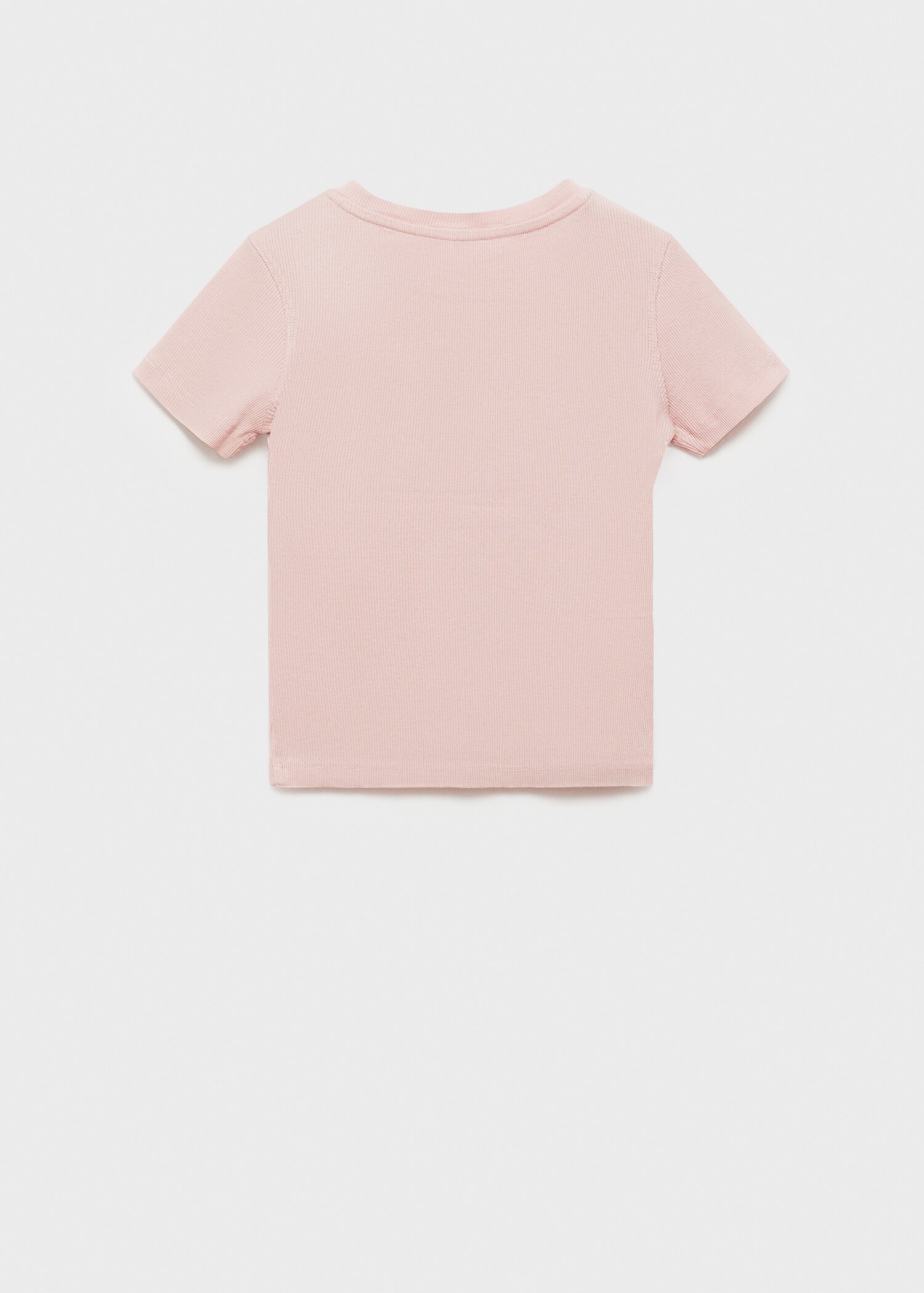 Ribbed printed t -shirt - Reverse of the article