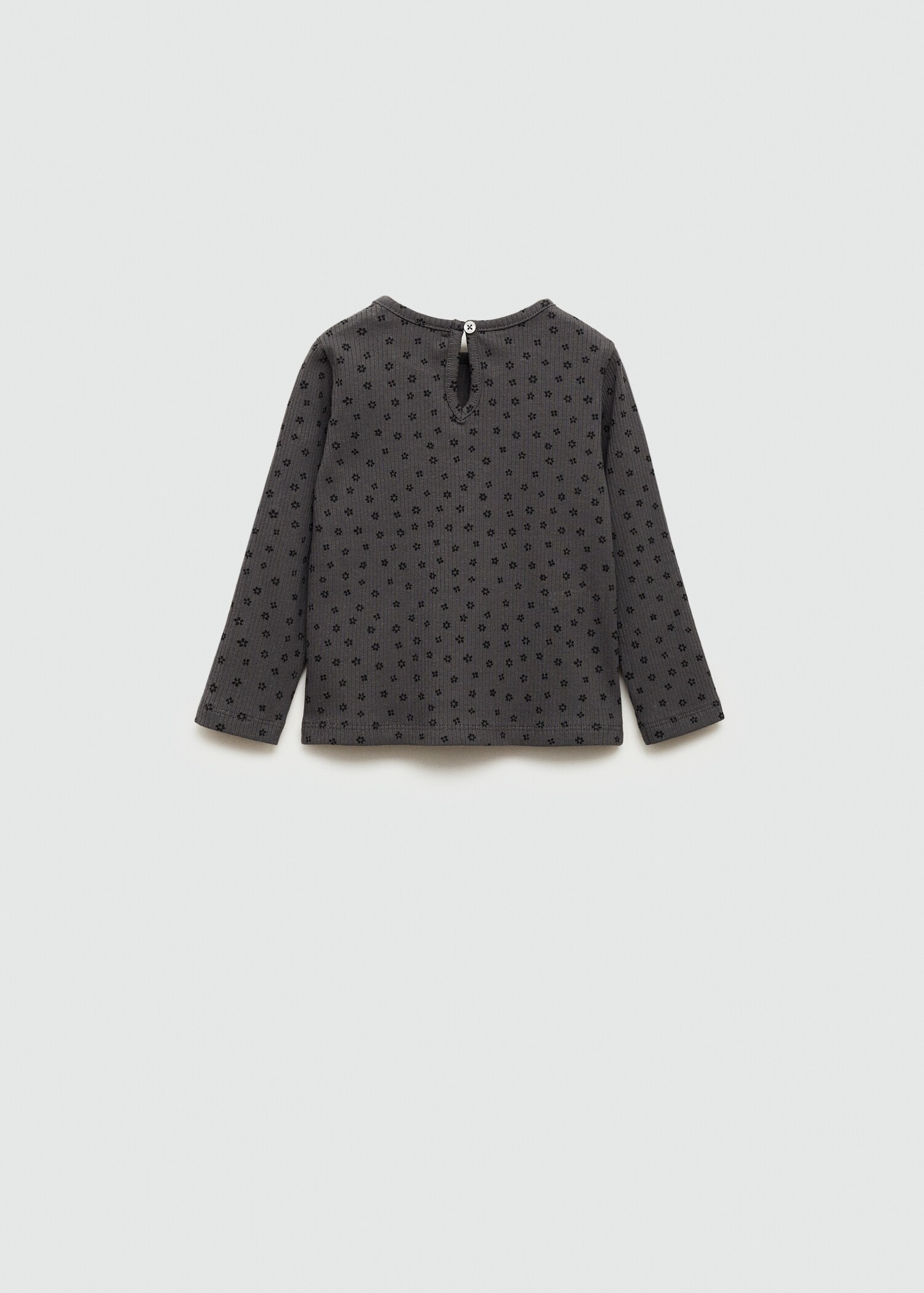 Floral print T-shirt - Reverse of the article