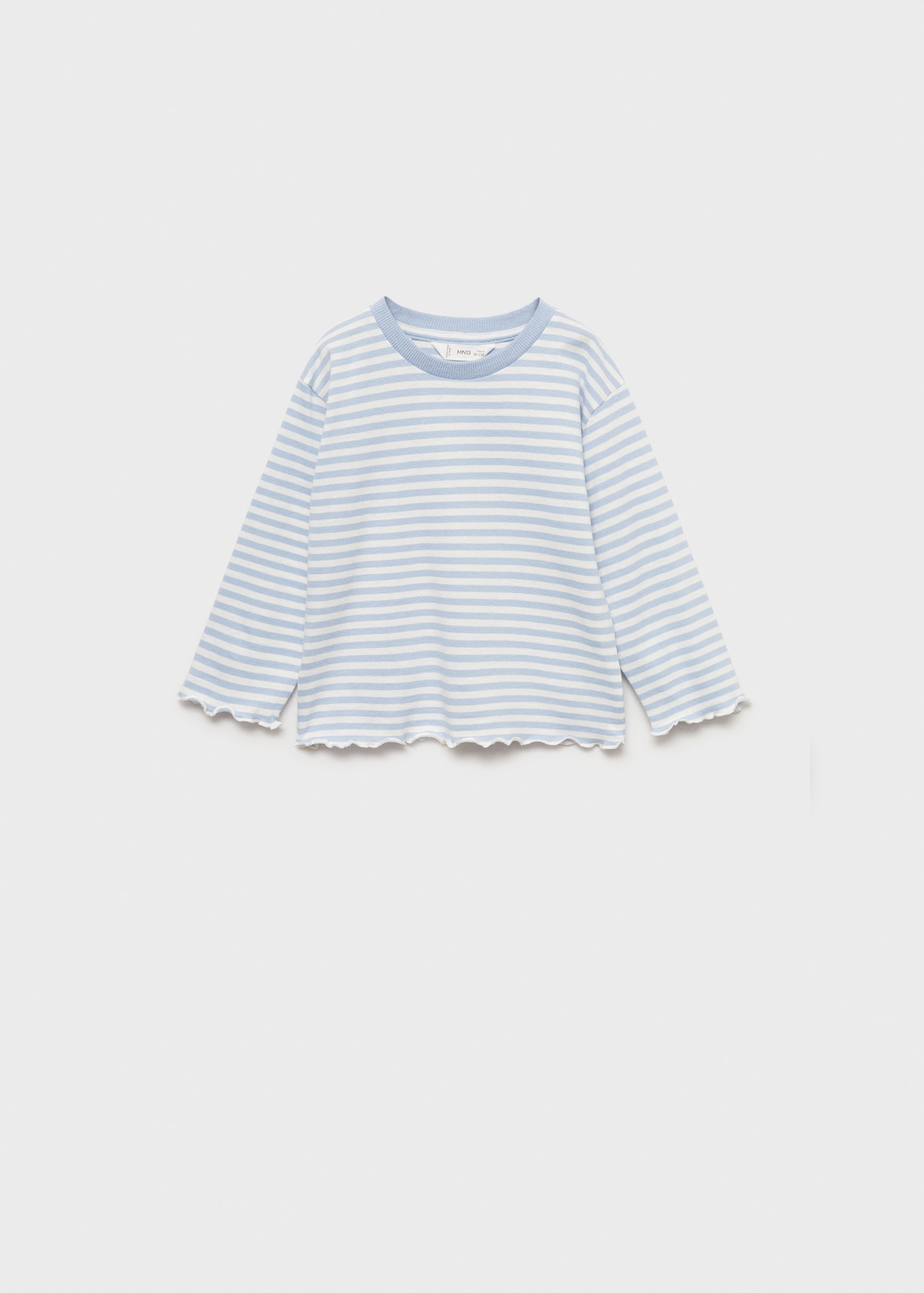 Striped cotton T-shirt - Article without model