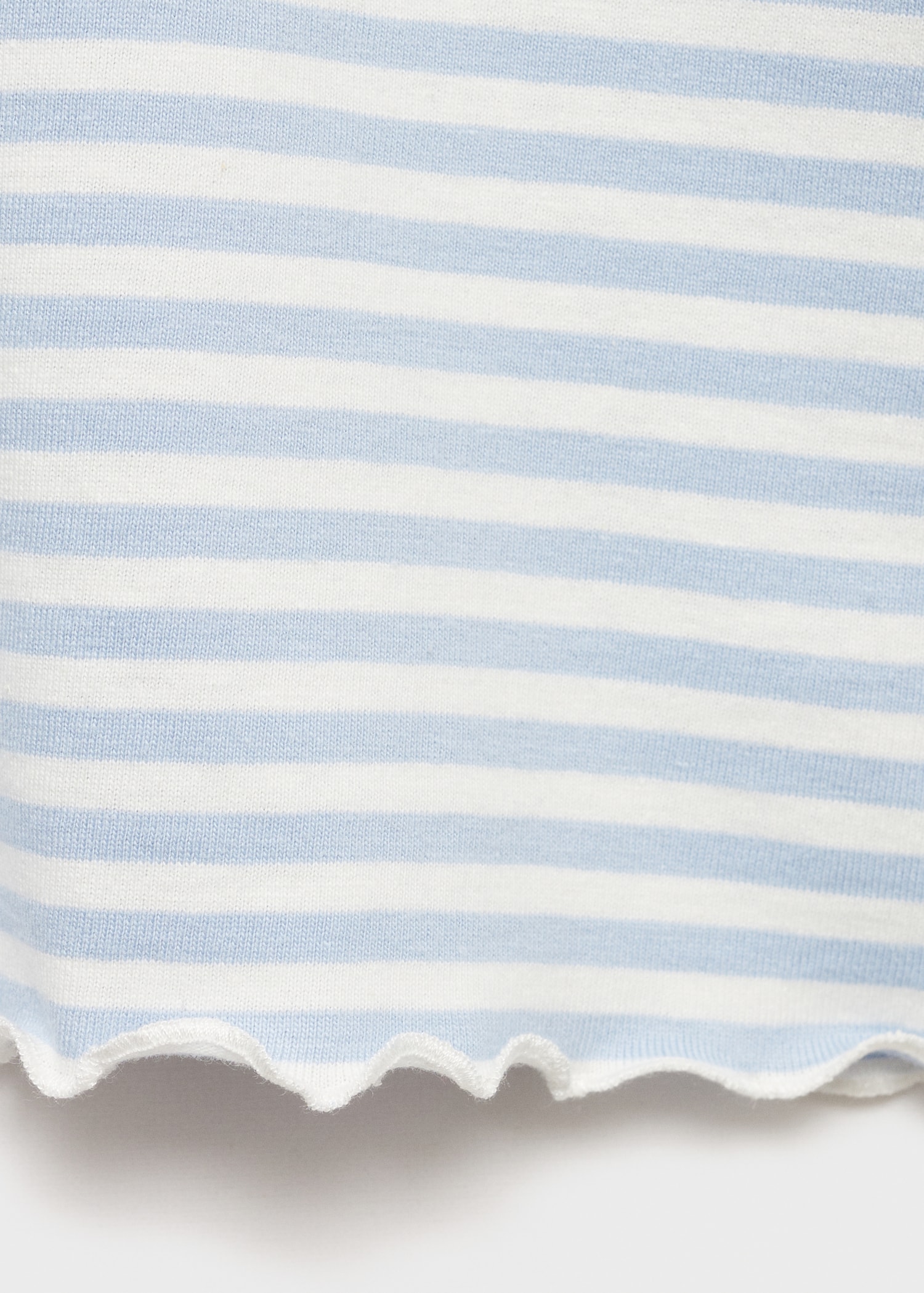 Striped cotton T-shirt - Details of the article 0