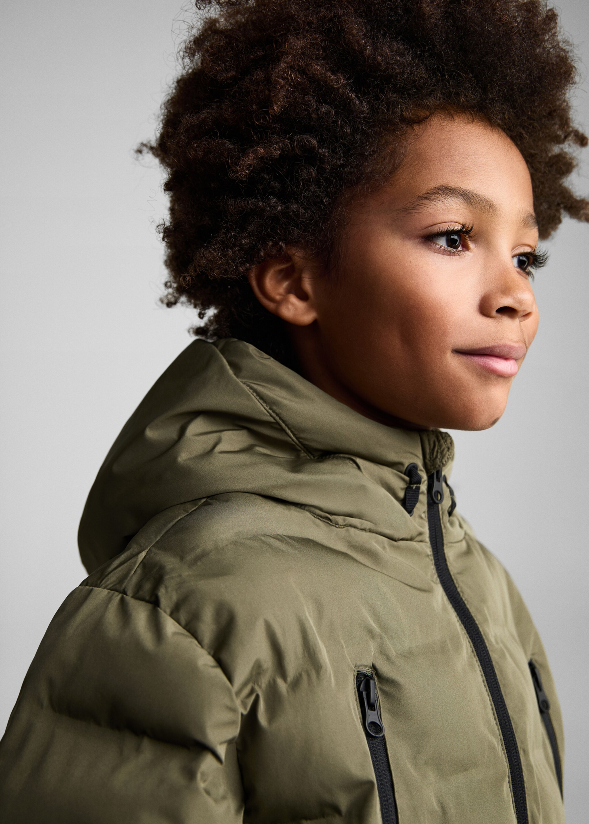 Pocket quilted jacket - Details of the article 1
