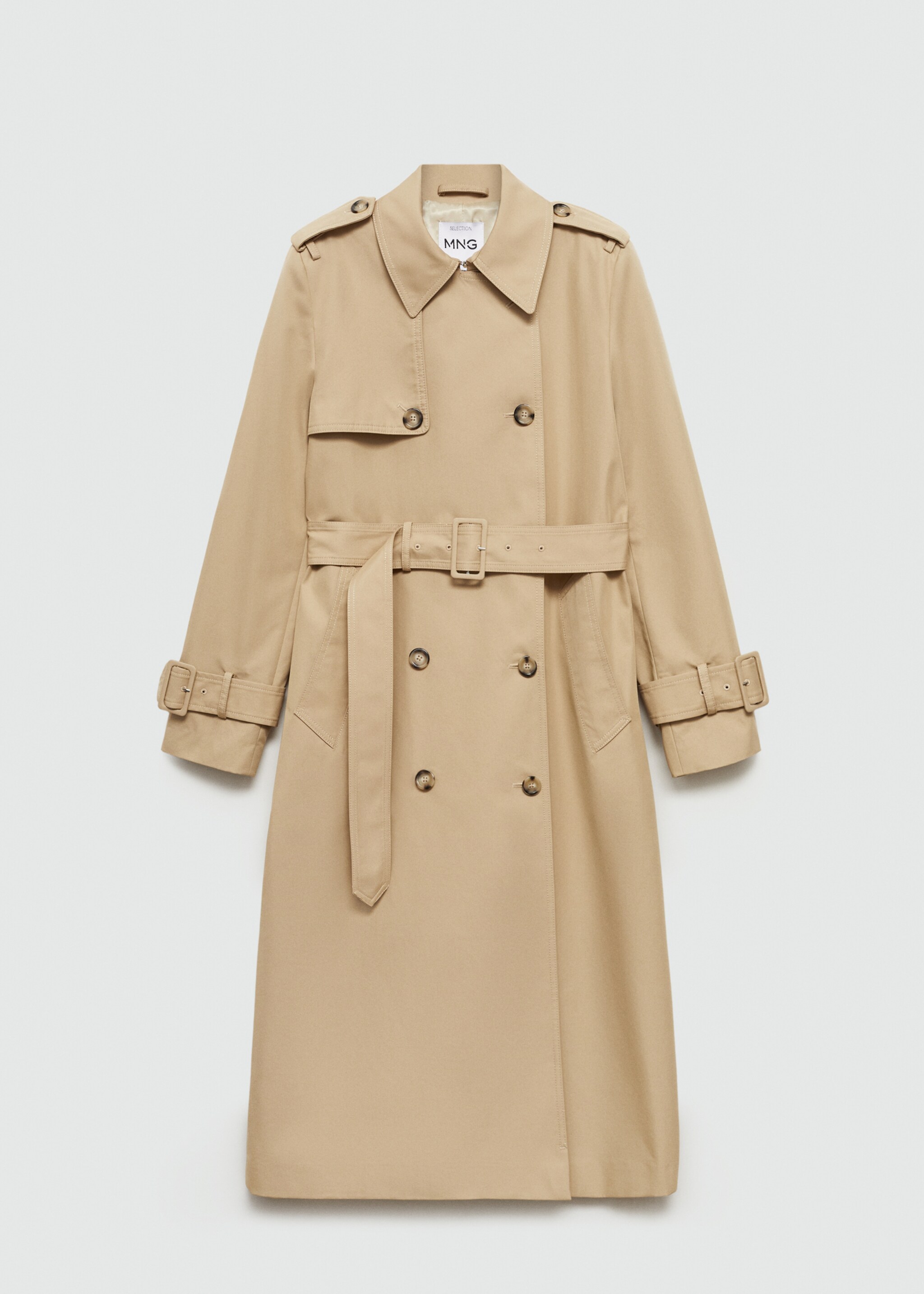 Trench algodón doble botonadura - Artículo sin modelo