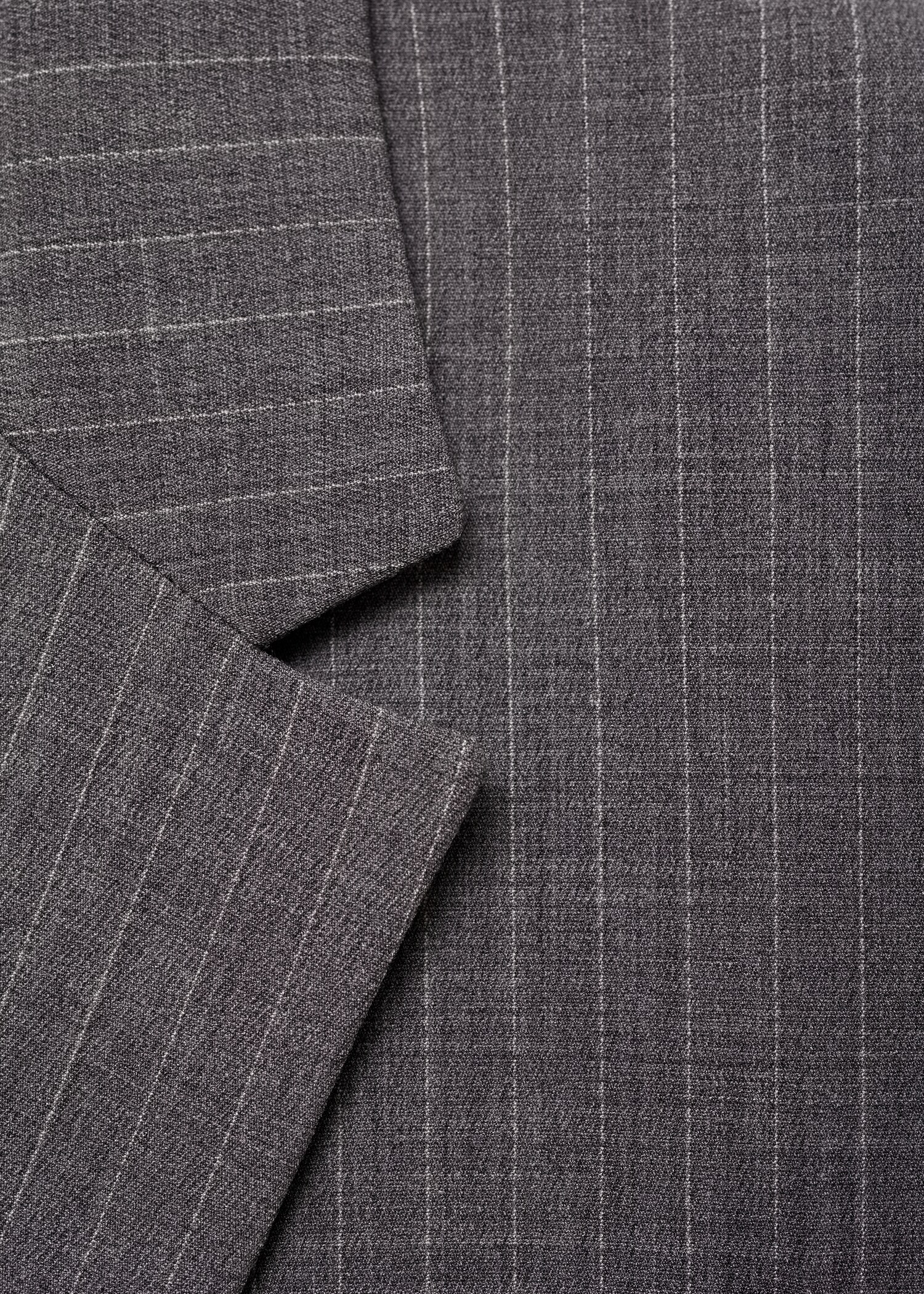 Pinstripe suit jacket - Details of the article 0