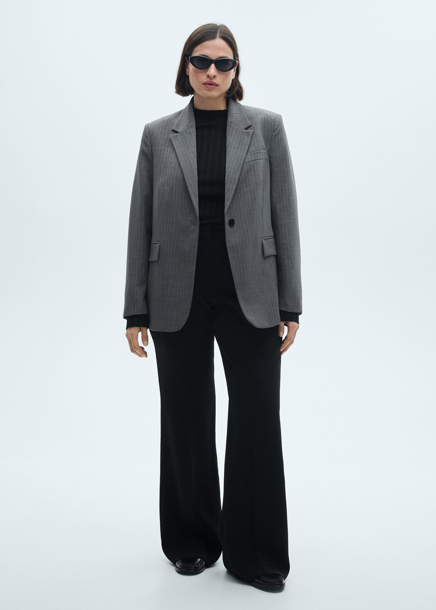 Pinstripe suit jacket - Details of the article 3