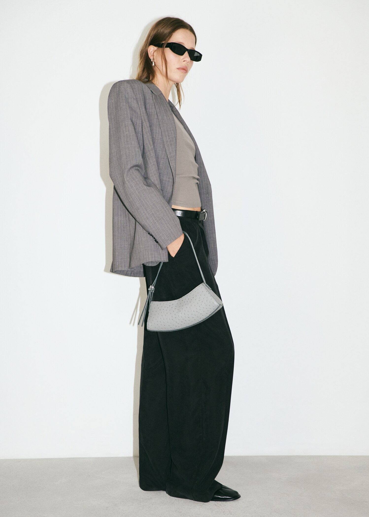 Pinstripe suit jacket - Details of the article 6