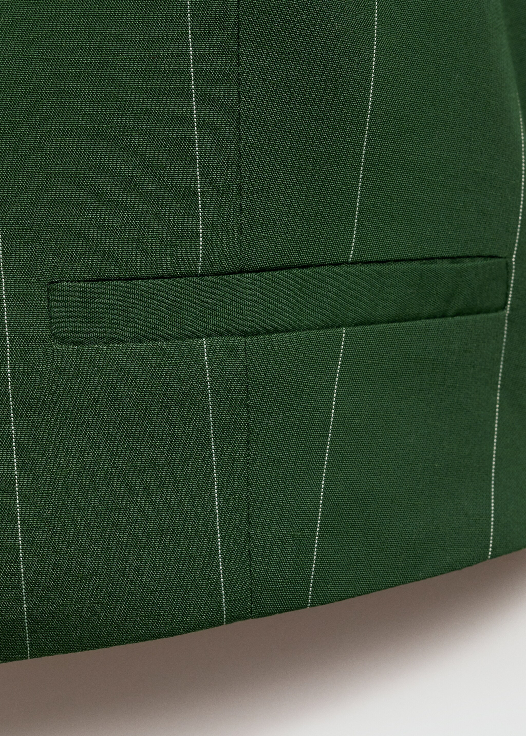 Gilet de costume à fines rayures - Détail de l'article 0