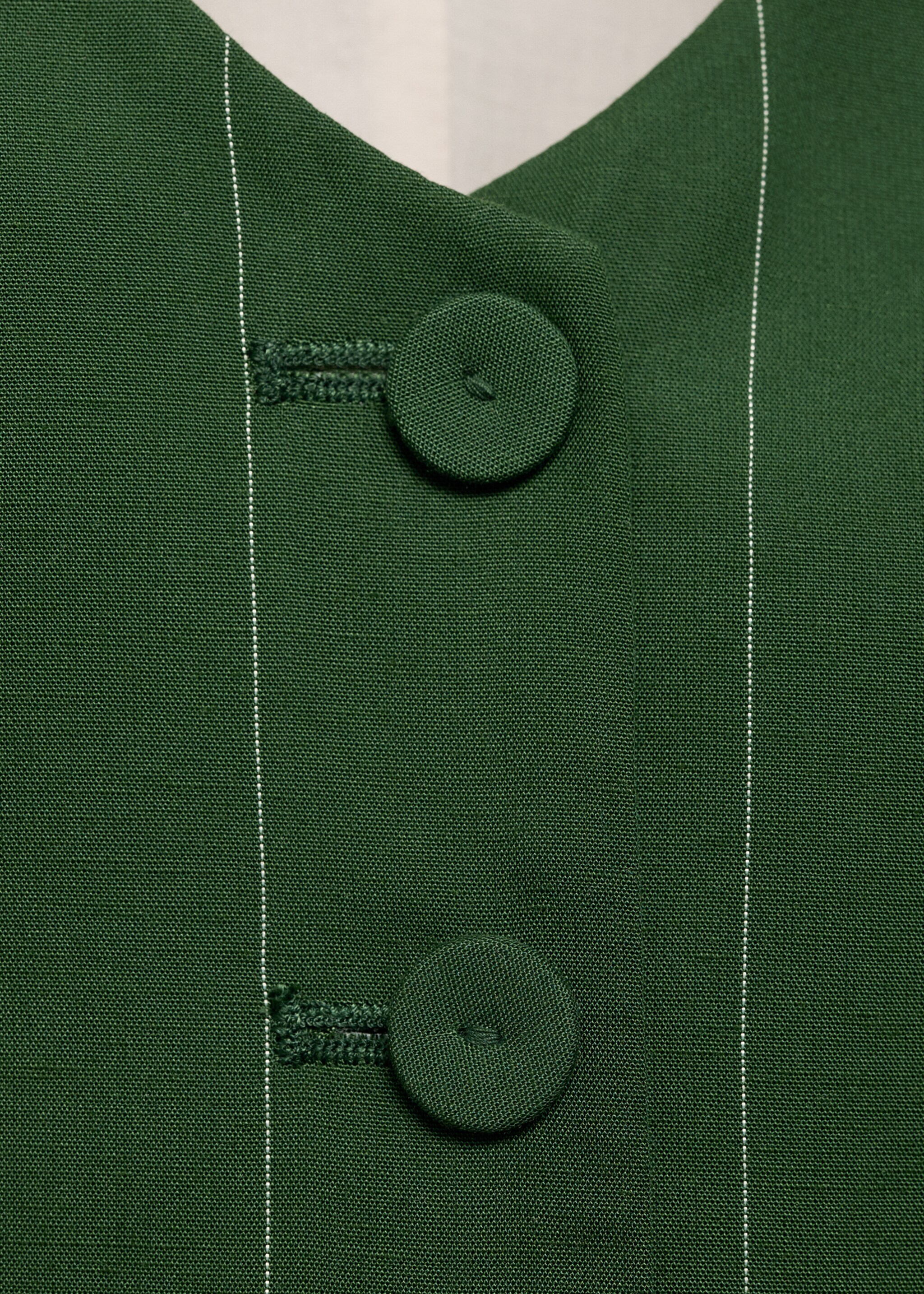 Gilet de costume à fines rayures - Détail de l'article 8