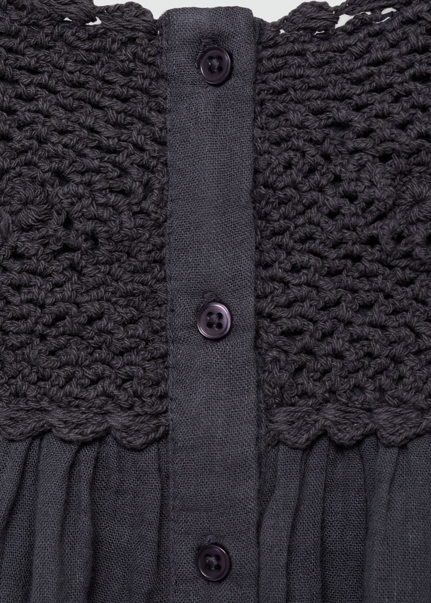 Crochet panel dress - Details of the article 0