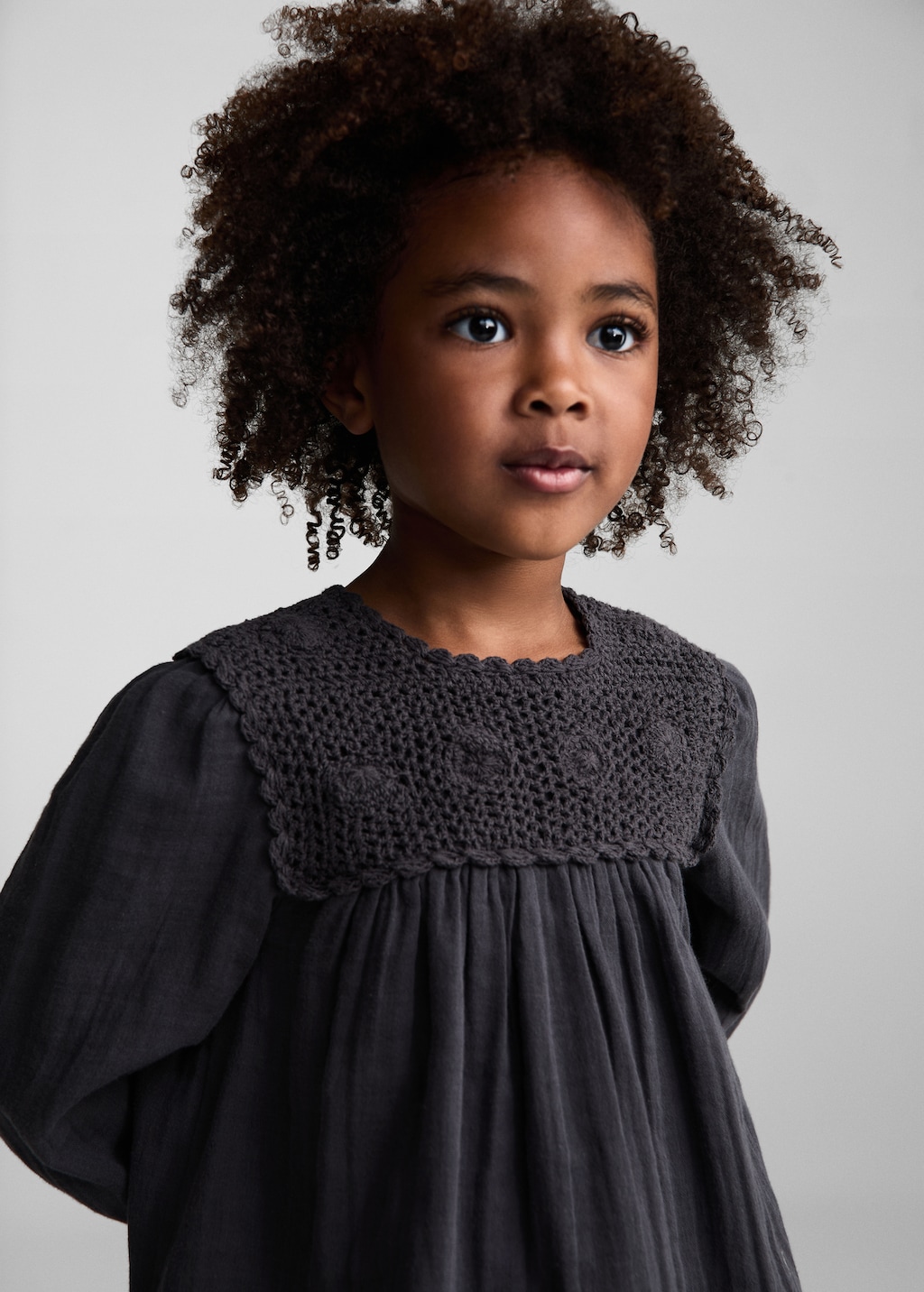 Black lace dress for kids hot sale