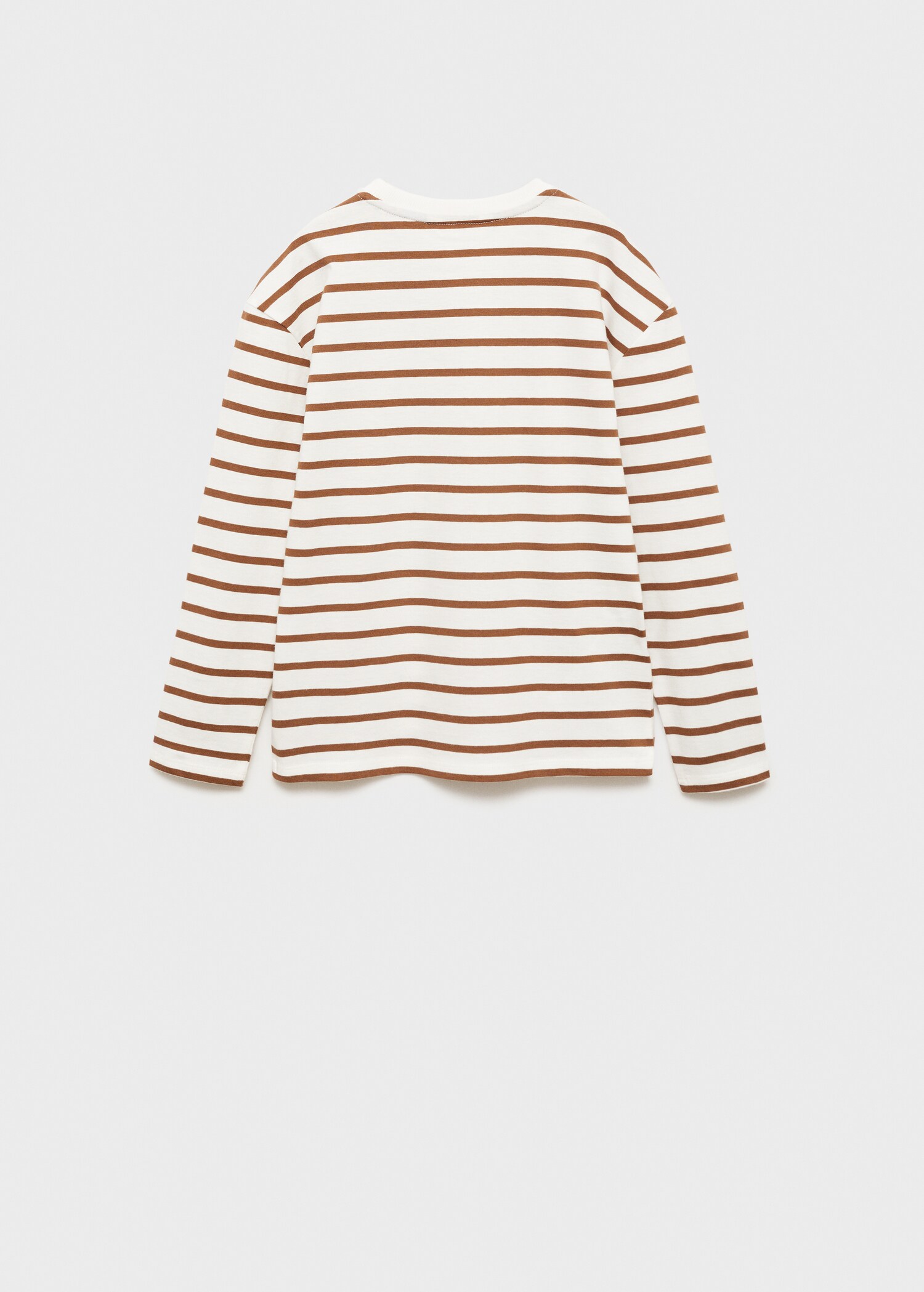 Striped long sleeves t-shirt - Reverse of the article