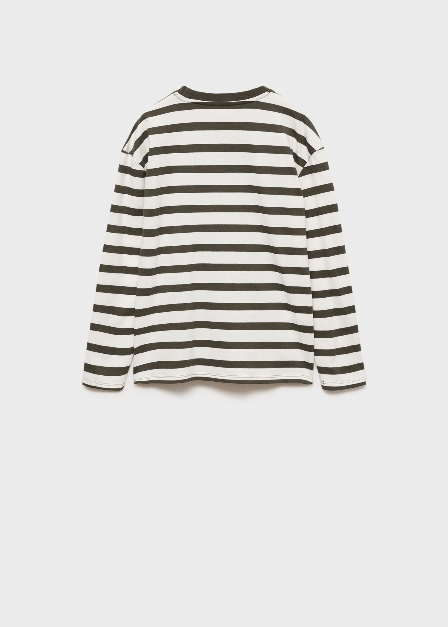 Striped long sleeves t-shirt - Reverse of the article