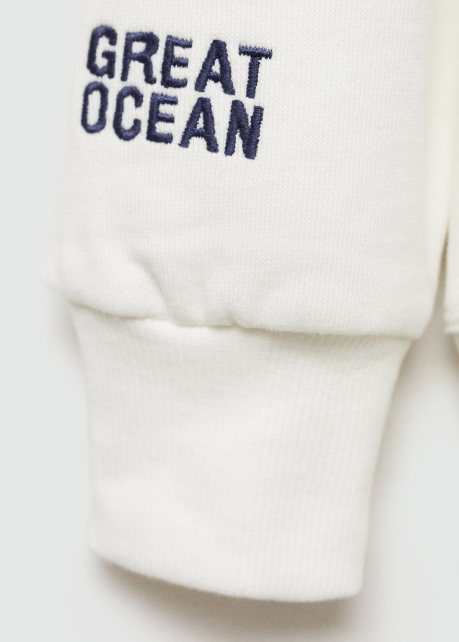 Sweat-shirt coton détails brodés - Détail de l'article 0