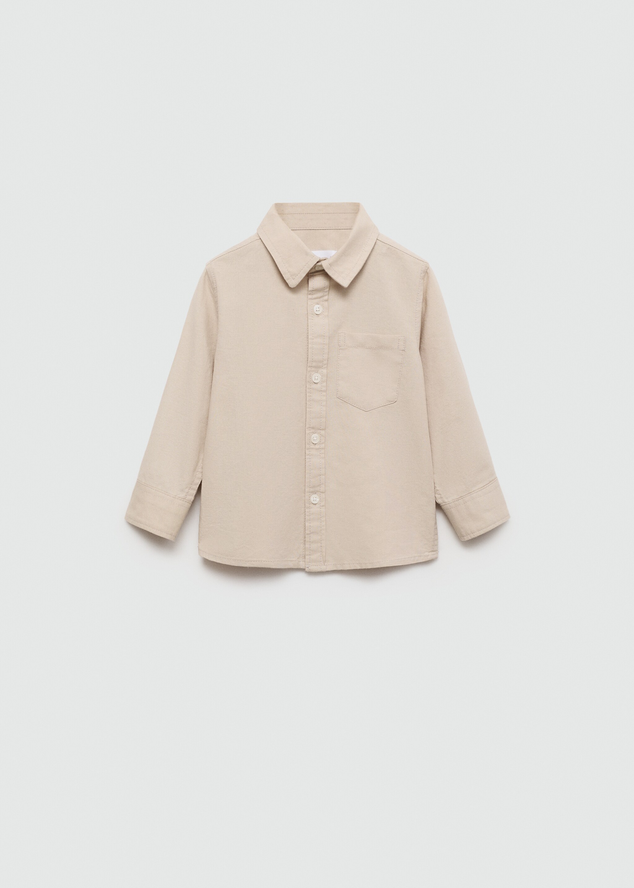 Chest-pocket cotton shirt - Article without model