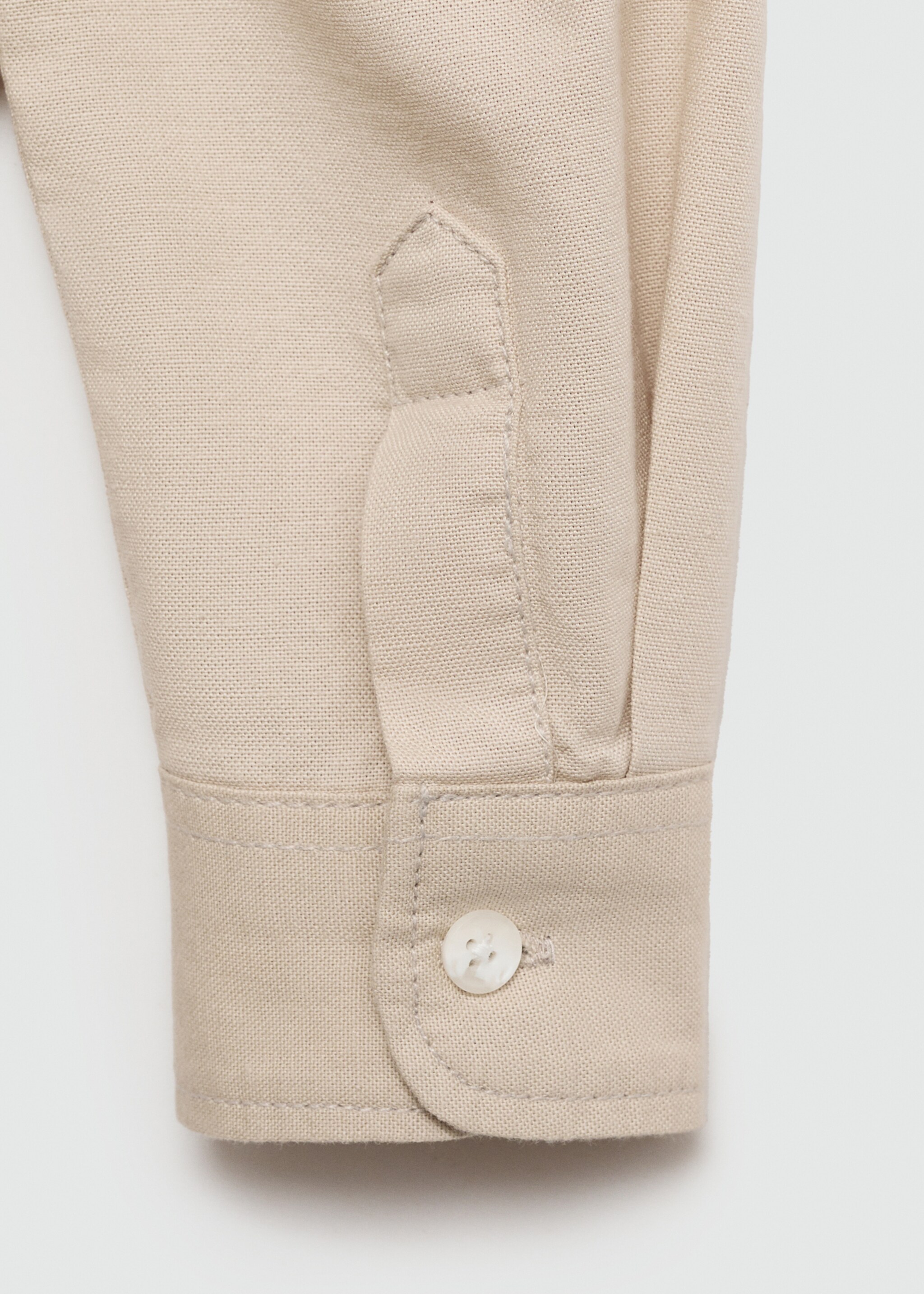 Chest-pocket cotton shirt - Details of the article 0