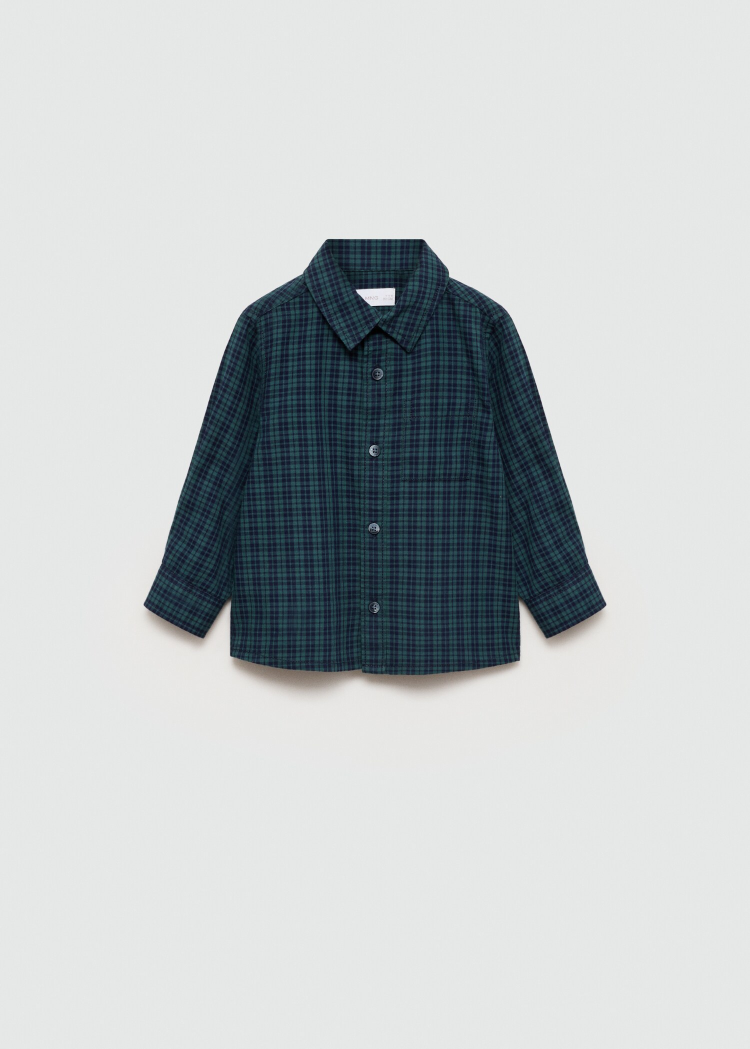 Check cotton shirt - Article without model