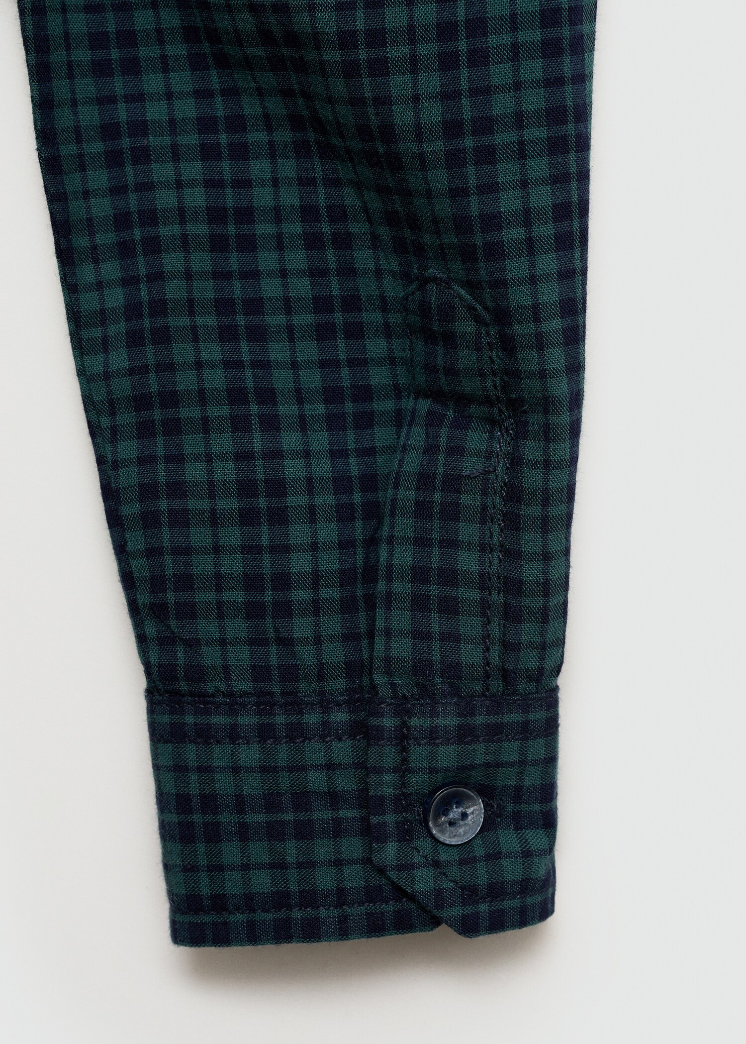 Check cotton shirt - Details of the article 0