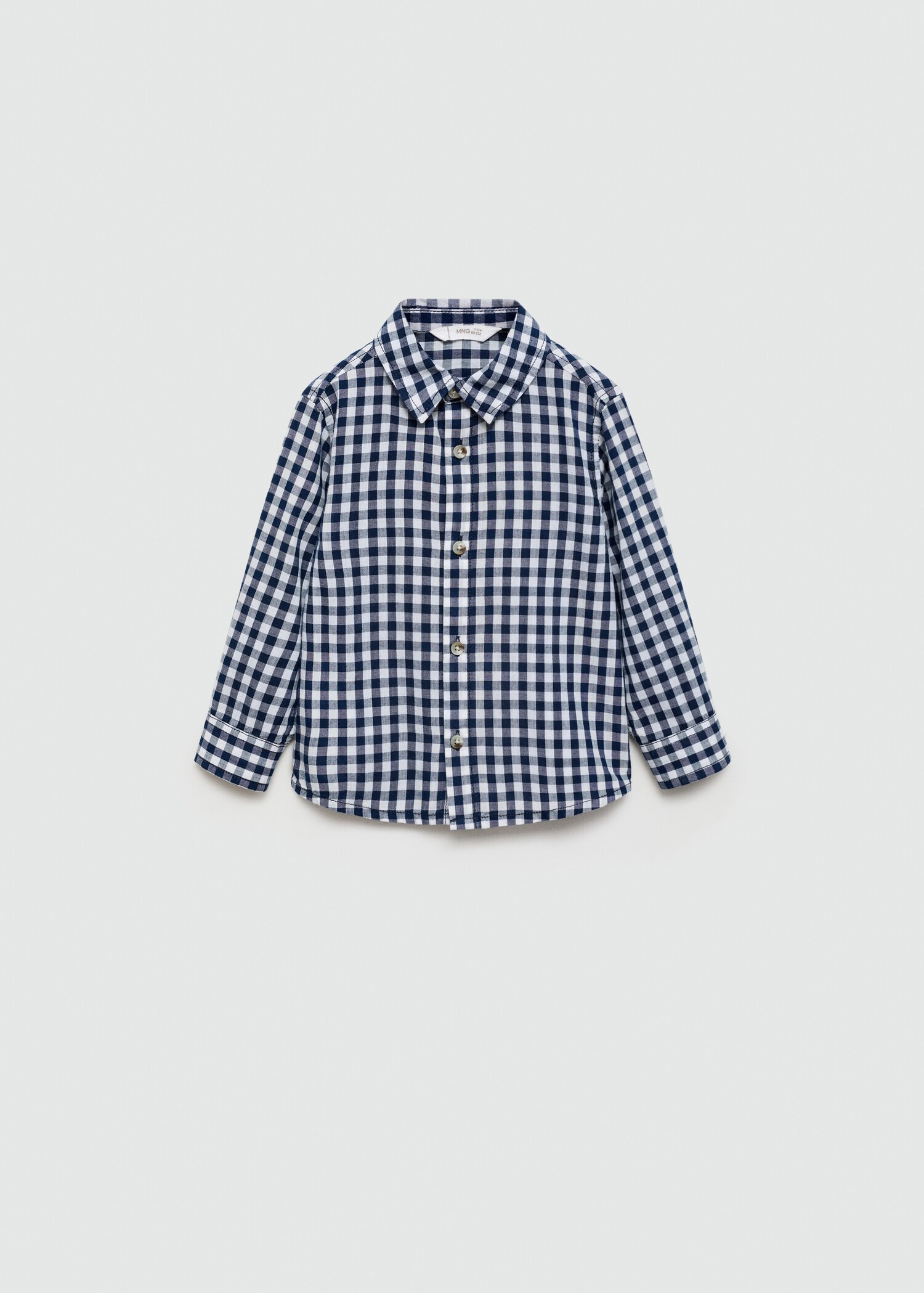 Gingham check shirt - Article without model