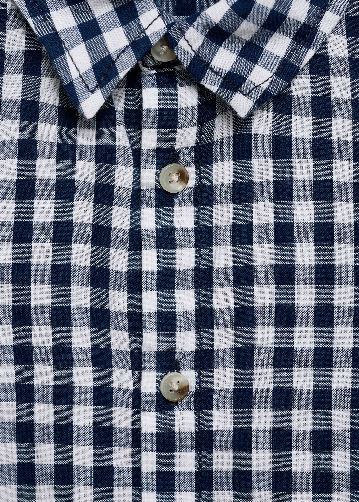 Gingham check shirt - Details of the article 8