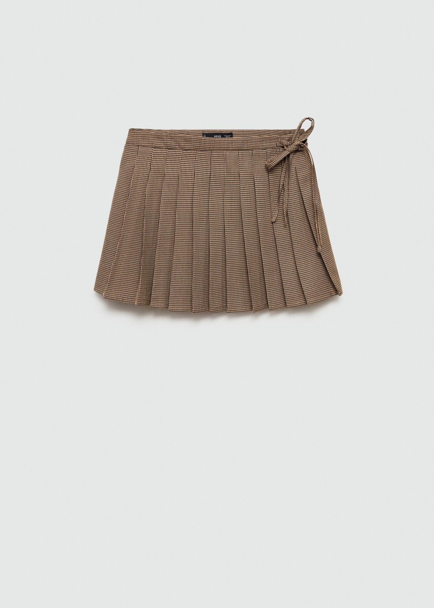 Houndstooth mini-skirt - Article without model