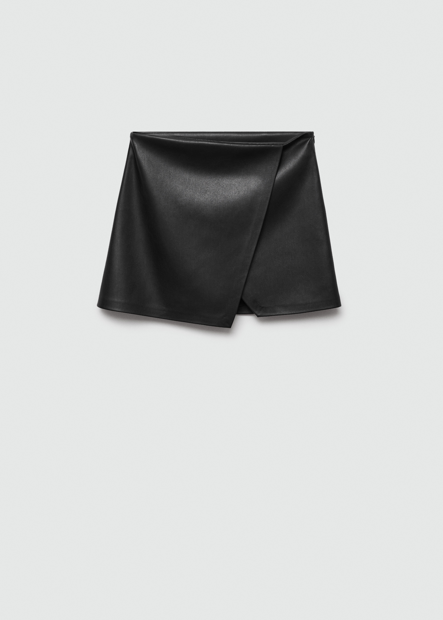 Leather-effect mini-skirt - Article without model