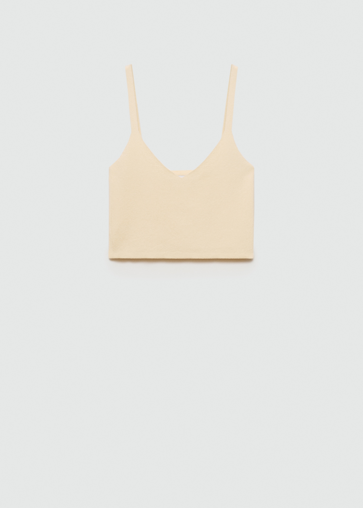 Knitted cropped top - Article without model