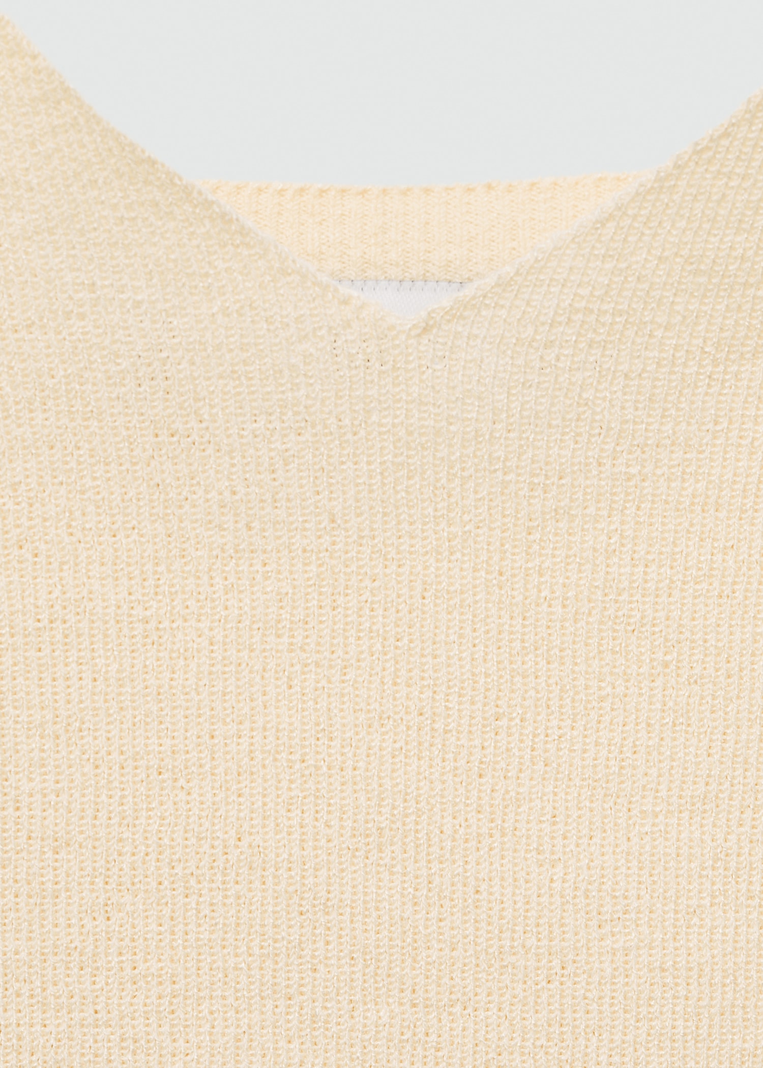 Knitted cropped top - Details of the article 8